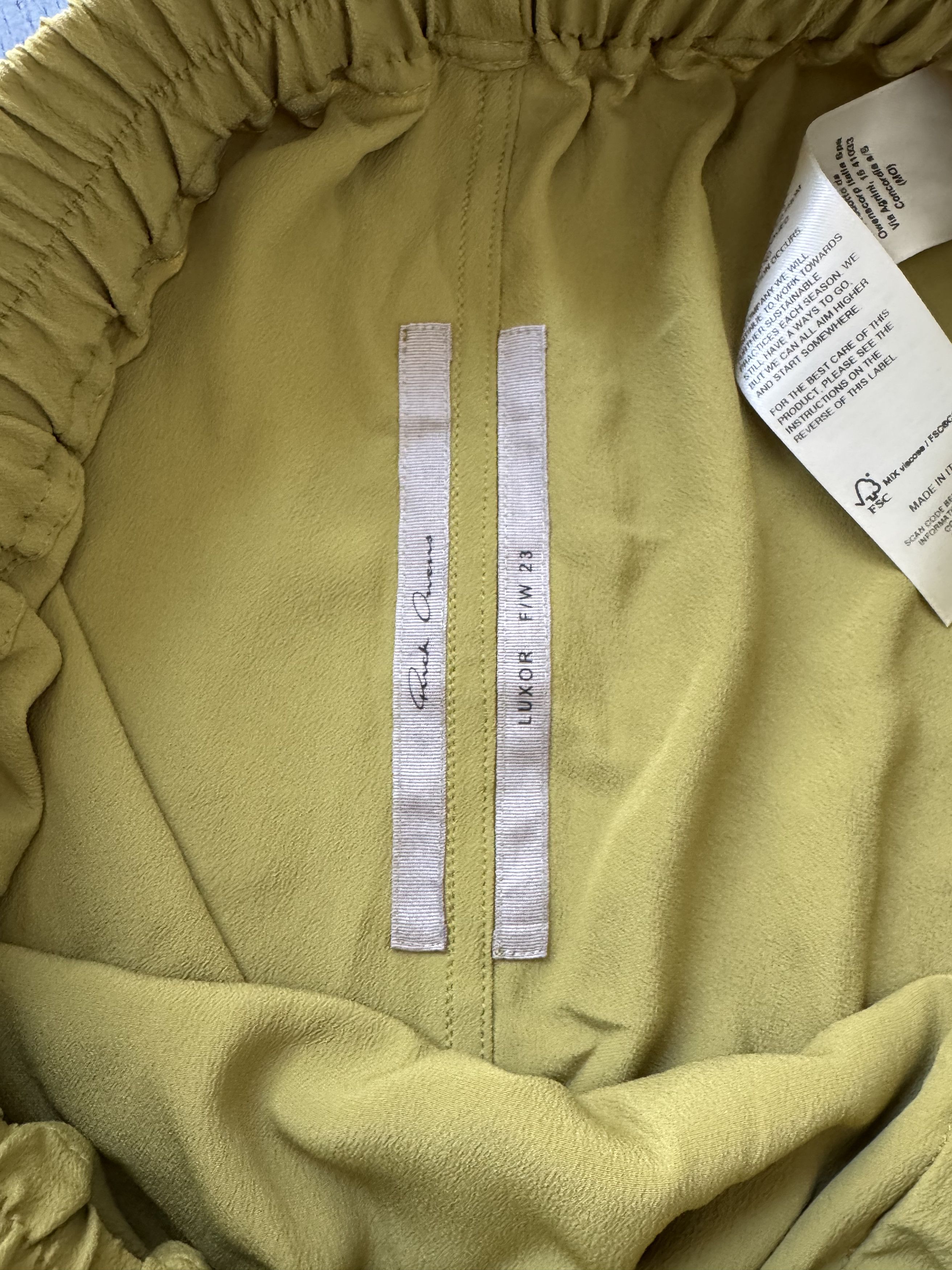 Rick Owens Rick Owens Shorts LUXOR F/W 23 Size 27" / US 4 / IT 40 - 3 Thumbnail