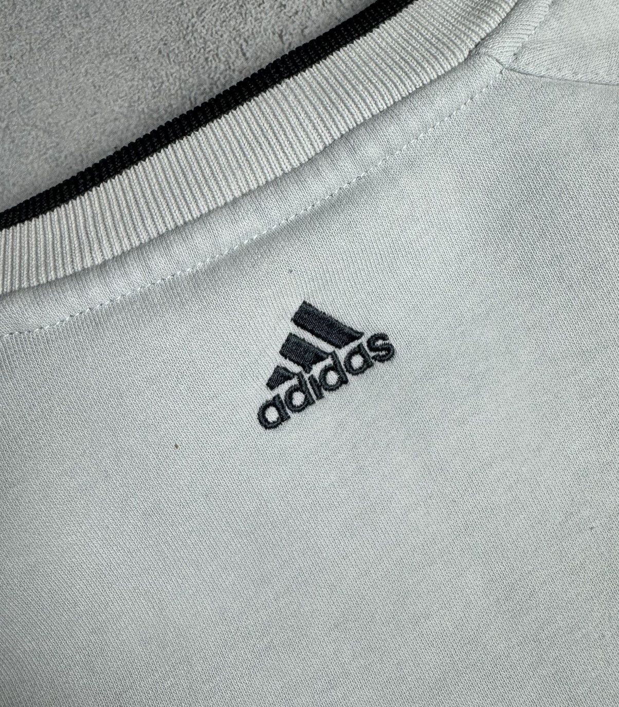 Adidas Vintage 00s Adidas Small Logo Cotton Crewneck Sweatshirt Size US L / EU 52-54 / 3 - 11 Thumbnail