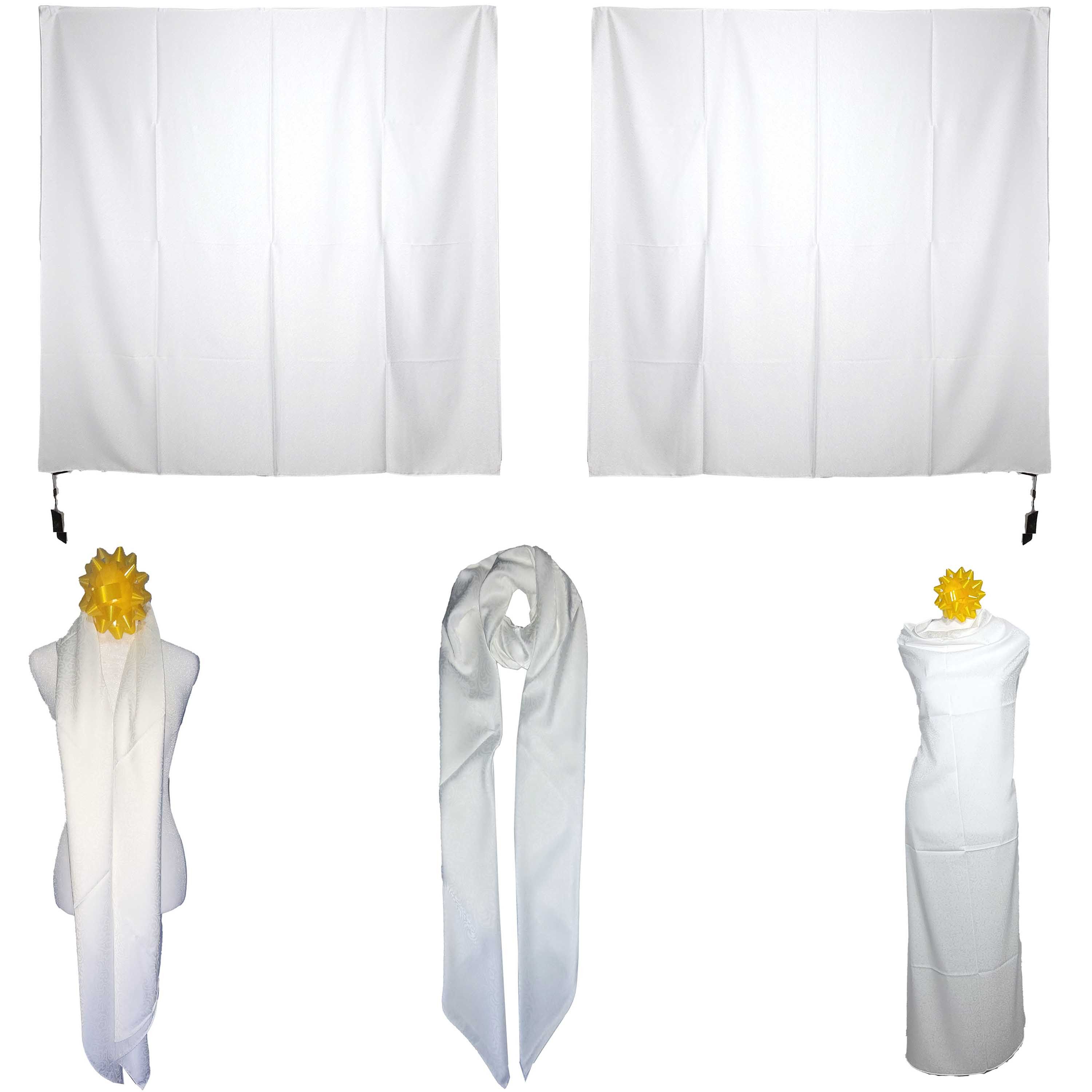 Other NWT Double Sided Silk Scarf 52"x52" Large Square Wrap 3226 Size ONE SIZE - 1 Thumbnail