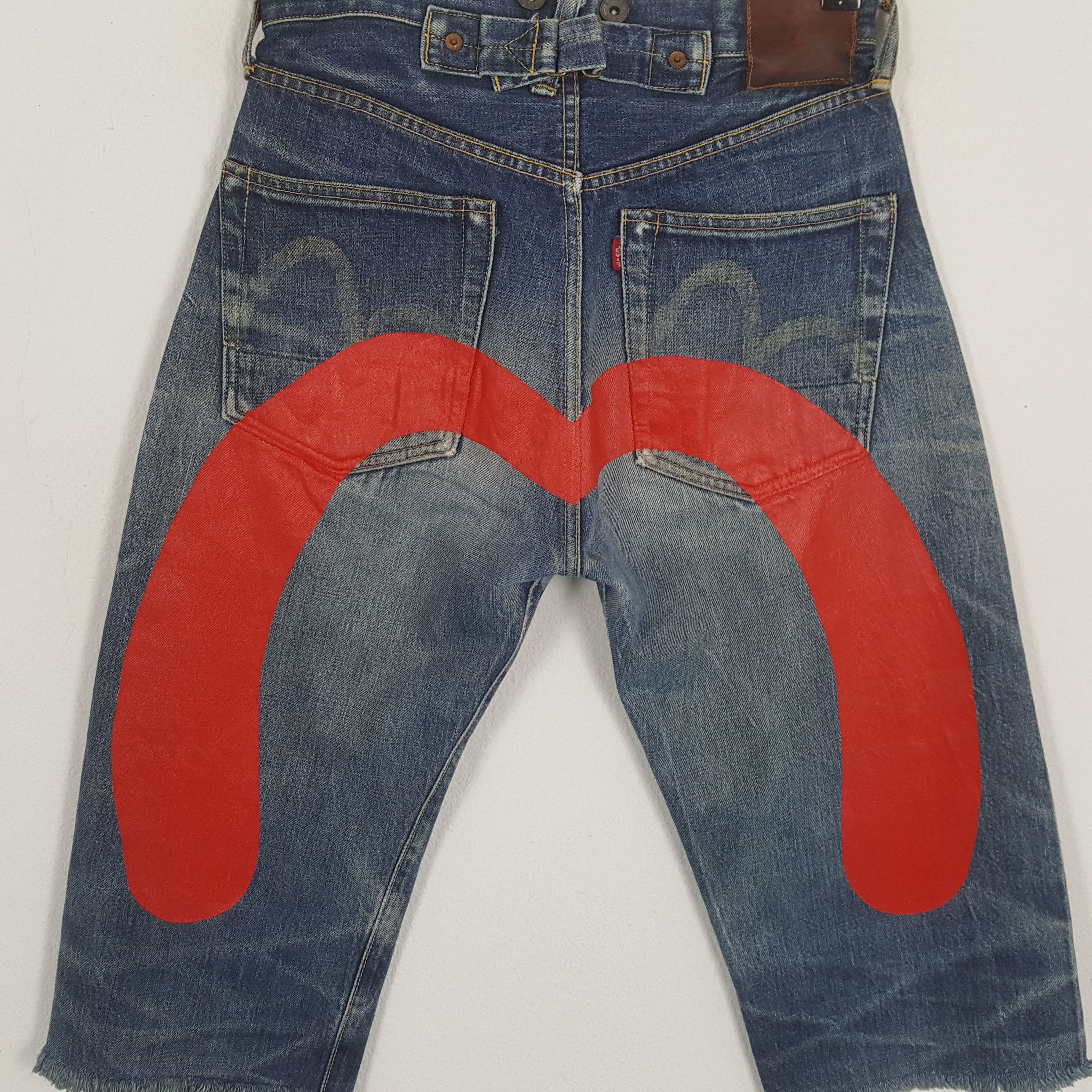 Evisu EVIS Japanese Brand Custom Daicock Short Jeans dp1 Size US 26 / EU 42 - 2 Thumbnail