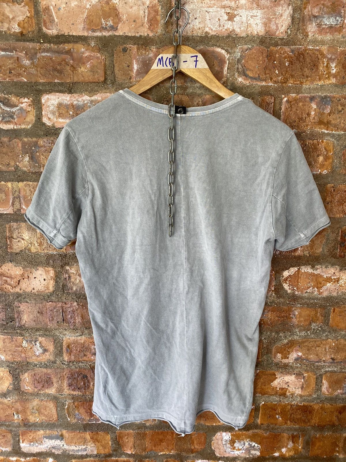 Ekam 2000s WJK leather Pocket smoke tee Size US S / EU 44-46 / 1 - 8 Thumbnail