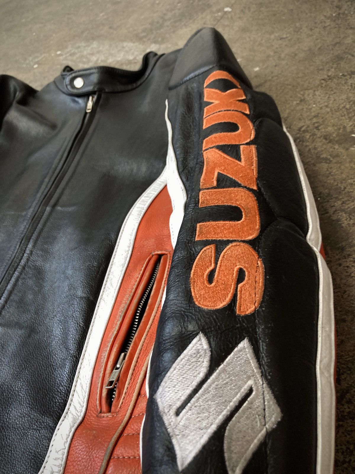 Vintage × Yamaha Vintage 90s Yamaha Racing Leather Jacket Size US L / EU 52-54 / 3 - 4 Thumbnail