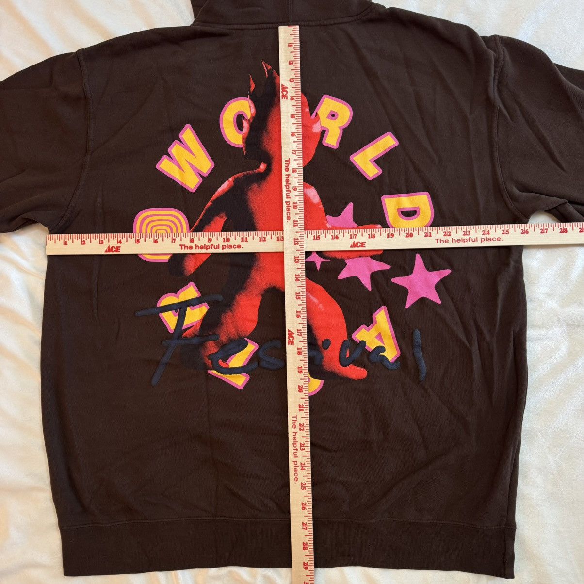 Travis Scott Travis Scott Astroworld Flame Guy Hoodie Size US XL / EU 56 / 4 - 8 Thumbnail