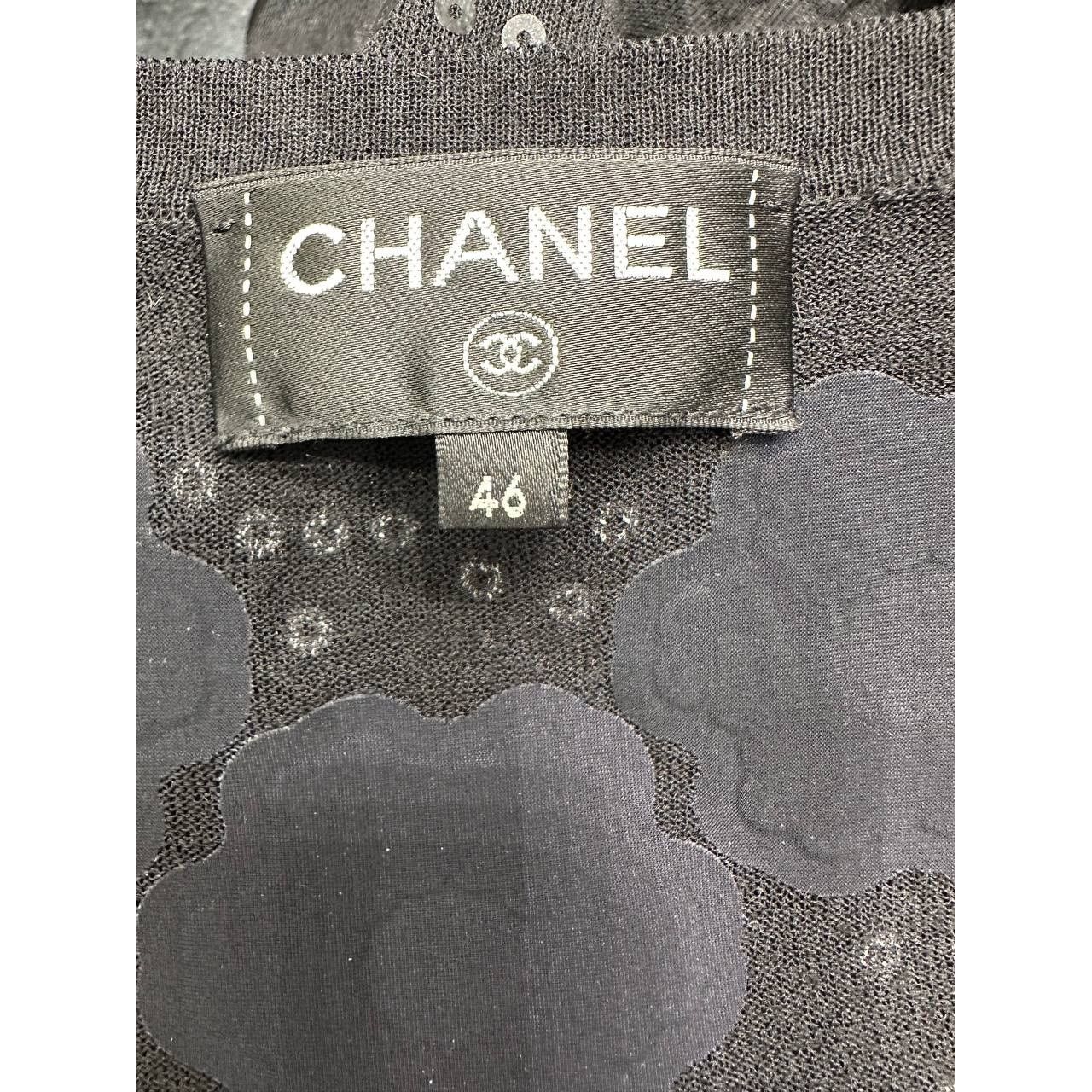 Chanel Chanel Fall 2018 Lace & Silk Blend Sheer Midi Dress Sz.46 Size XL / US 12-14 / IT 48-50 - 5 Thumbnail