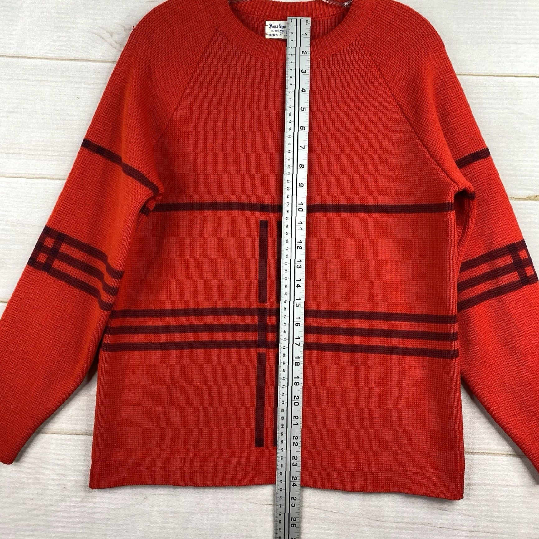 Vintage Jonathan Richards Vintage Nordic Ski Sweater Mens S Red 100% Wool Wool 1980s Ski Snow Vintage Mens S Red Jonathan Richards Size US S / EU 44-46 / 1 - 7 Thumbnail