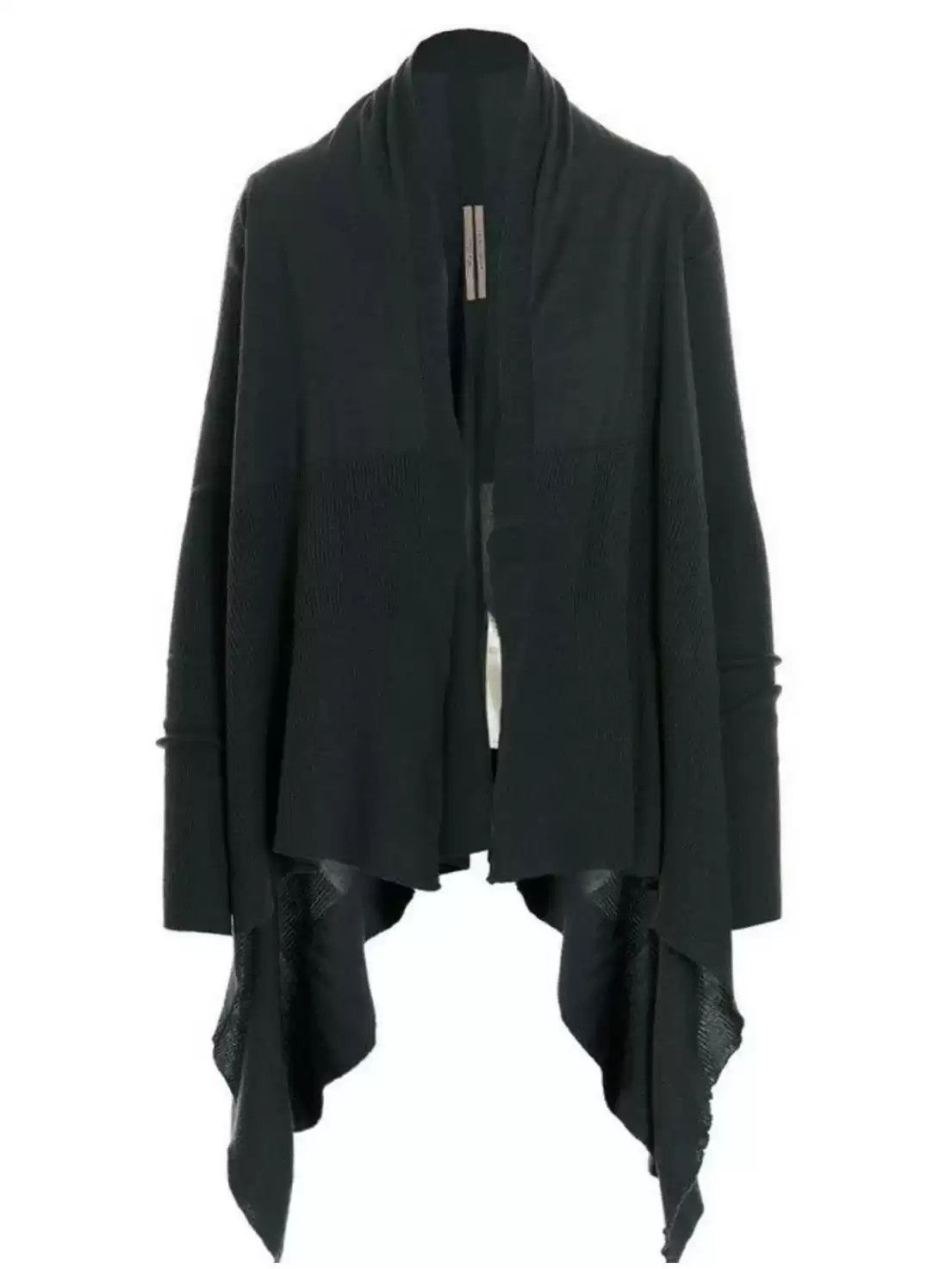 Rick Owens RickOwens 23FW black wool cardigan Size US S / EU 44-46 / 1 - 1 Thumbnail