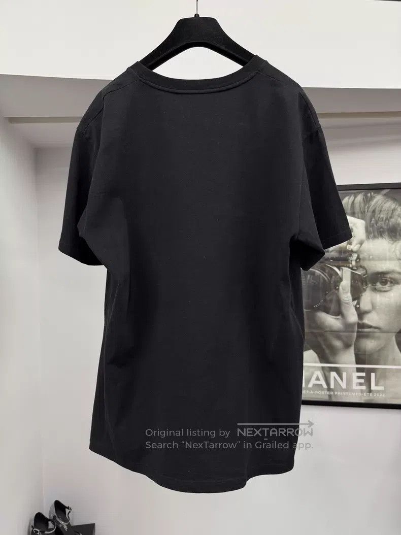 Gucci Gucci Black letter rhinestone short-sleeved T-shirt Size XS / US 0-2 / IT 36-38 - 3 Thumbnail