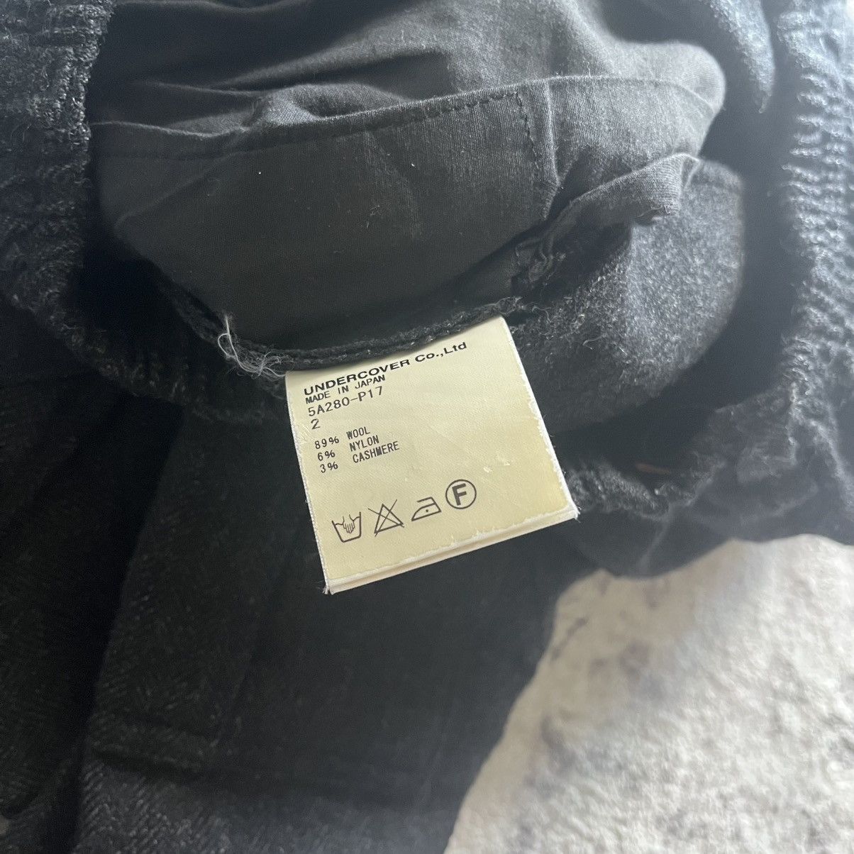 Undercover Undercover AW05 Lightning Bolt Wool Knit Cargo Sweatpants Size US 28 / EU 44 - 10 Thumbnail
