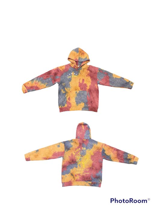 Rhude tie dye store hoodie