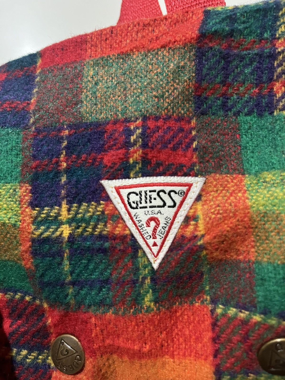 Guess Authentic Vintage GUESS Made in Usa Backpack Size ONE SIZE - 9 Thumbnail