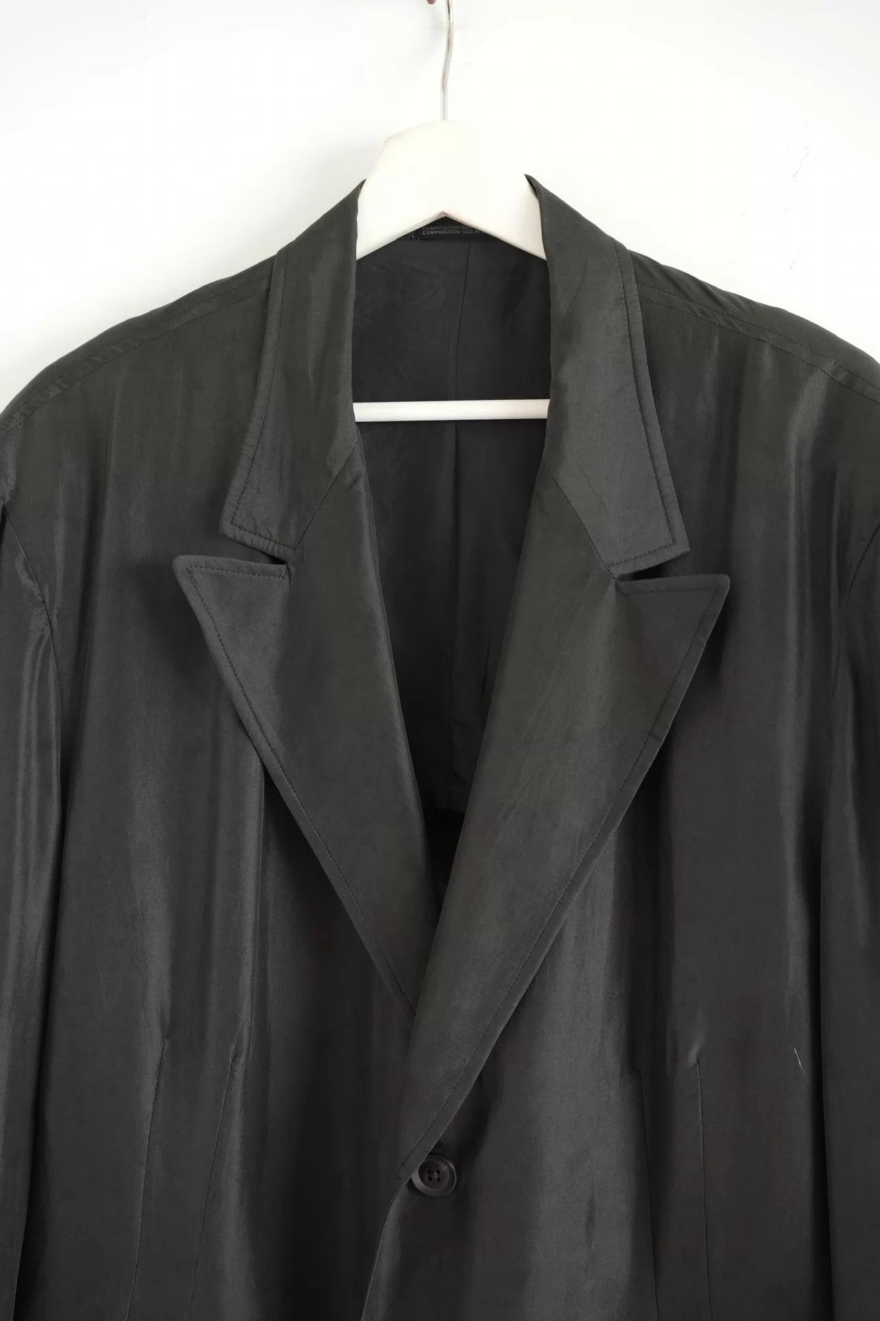 Yohji Yamamoto Yohji Yamamoto 18SS Uchida Suzume Silk Blazer Size US L / EU 52-54 / 3 - 4 Thumbnail
