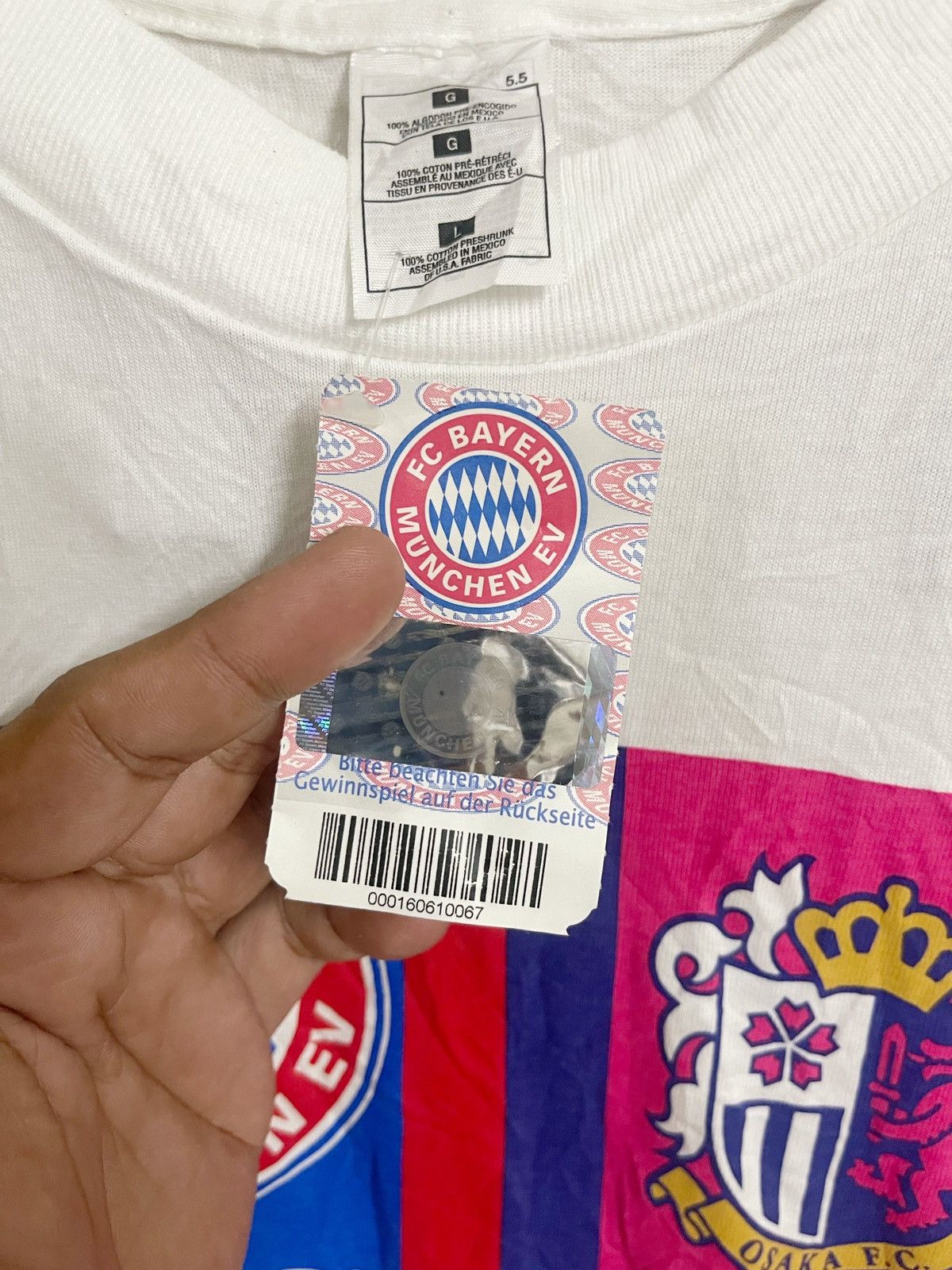 Sports Specialties Vintage 90’s Bayern Munchen T shirt VS Osaka FC T shirt L Size US L / EU 52-54 / 3 - 3 Thumbnail