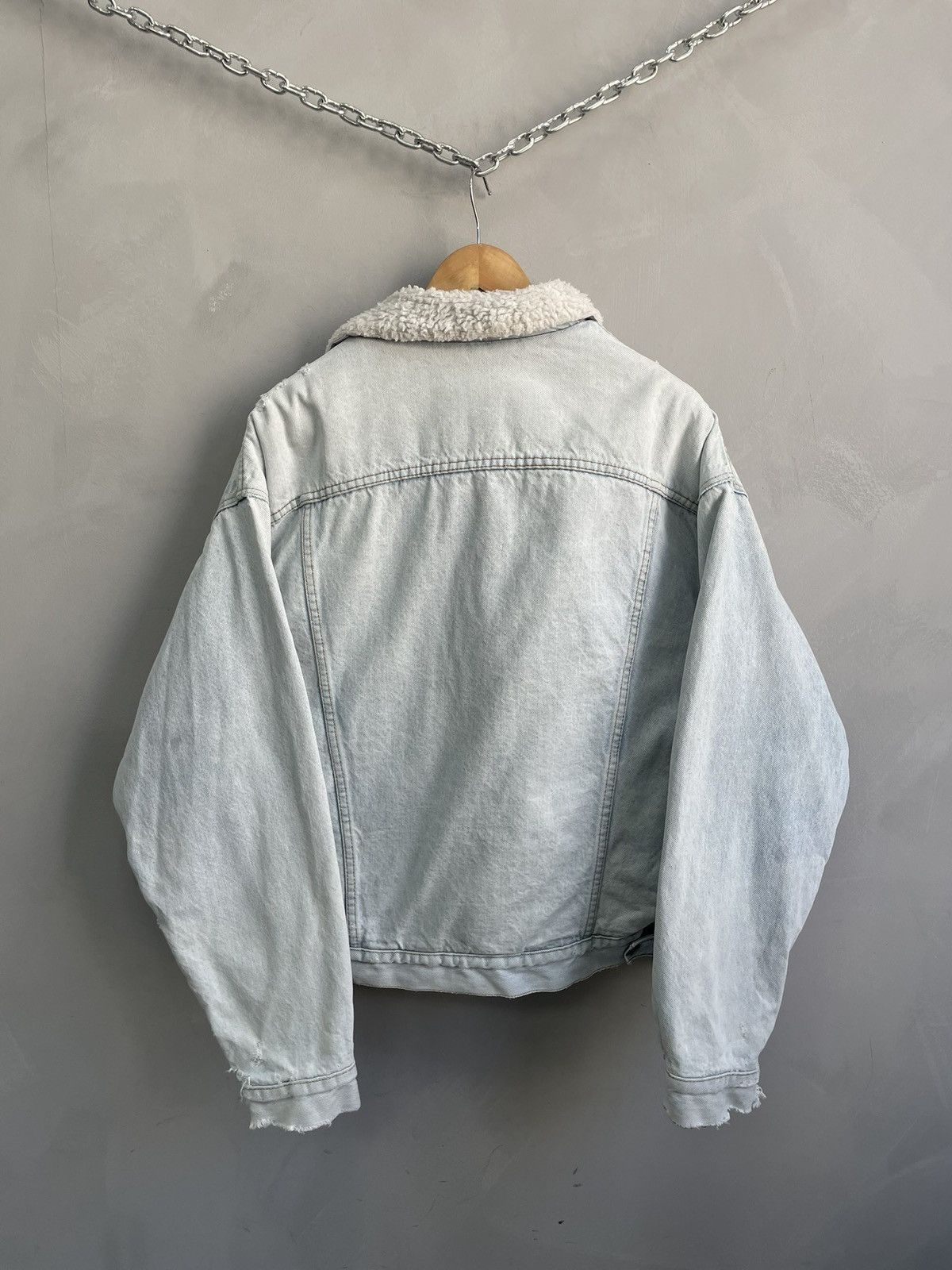 Levi's Sherpa 80s Levi’s made in USA faded Kanye west style jacket Size US L / EU 52-54 / 3 - 12 Thumbnail