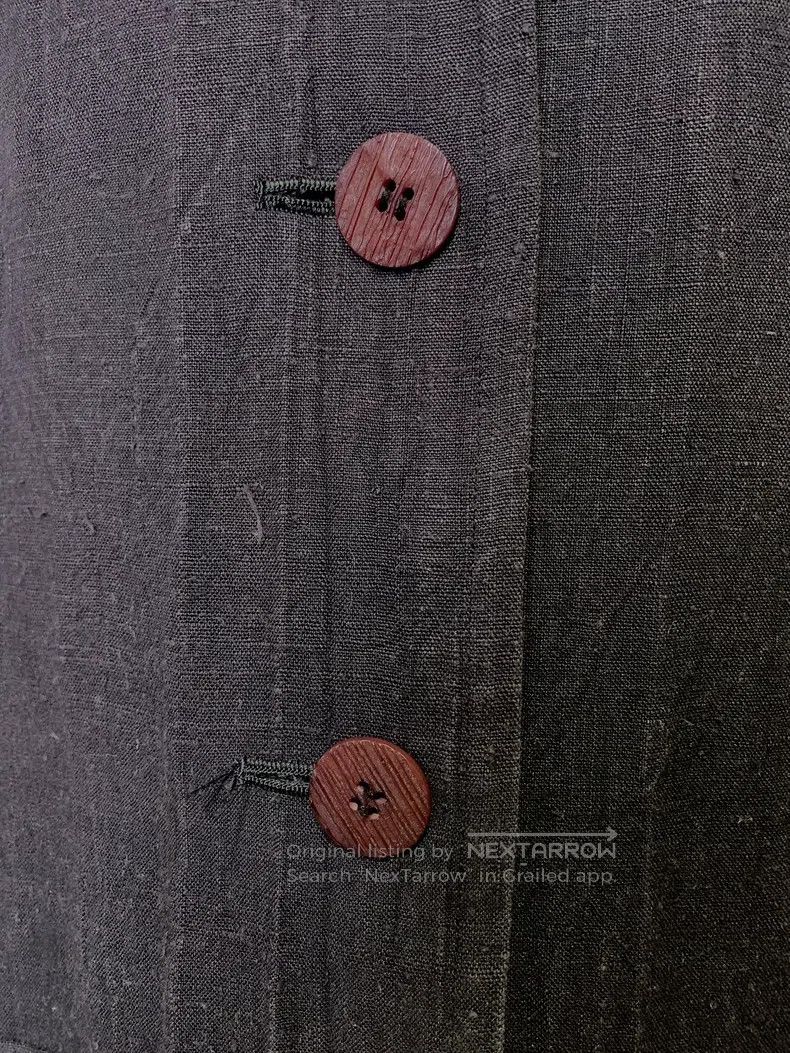 Issey Miyake Issey Miyake Linen Hollow Cut-Out Coat Size L / US 10 / IT 46 - 7 Thumbnail