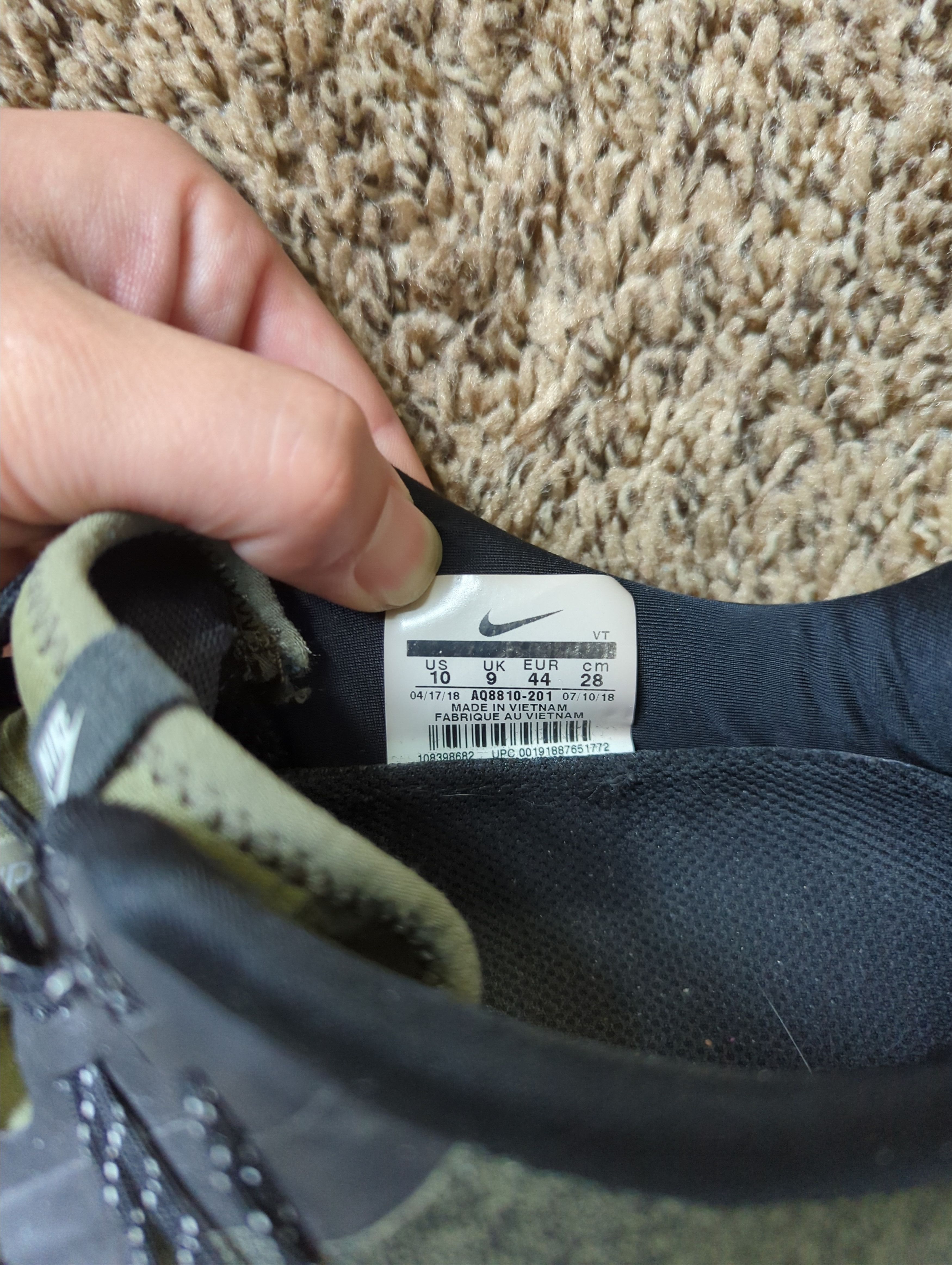 Nike Vapormax Run Utility (waterptoof) Size US 10 / EU 43 - 9 Thumbnail