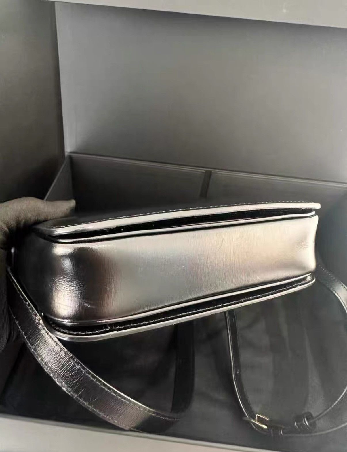 Celine Celine Teen Triomphe Box triumphant box bag J38 Size ONE SIZE - 6 Thumbnail
