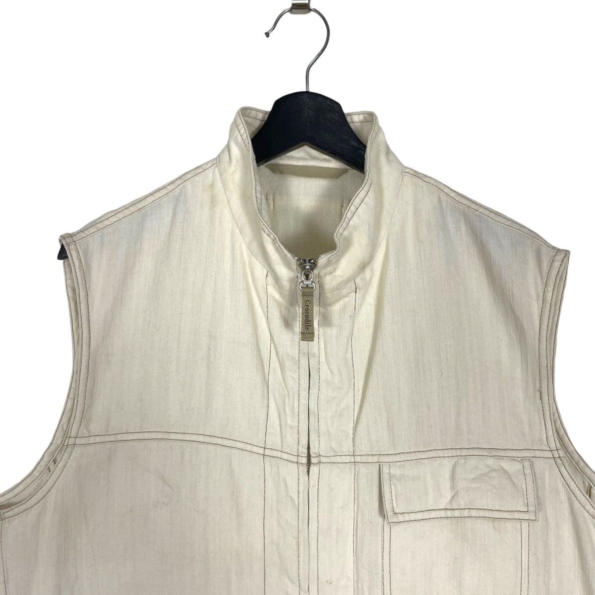 Lacoste Vintage Lacoste Vest Denim Jacket Crocodile Designer Zipp Up Size US M / EU 48-50 / 2 - 7 Thumbnail