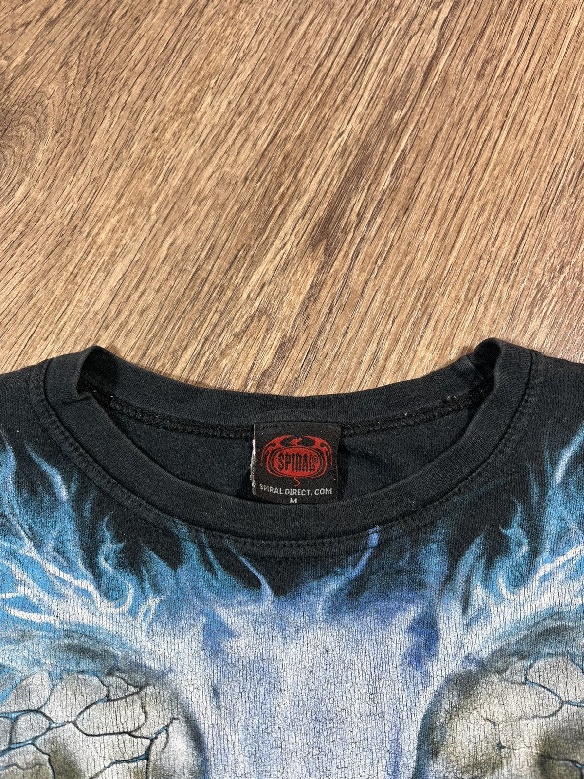 Band Tees Vintage Spiral Skull💀 T Shirt Size US M / EU 48-50 / 2 - 5 Thumbnail