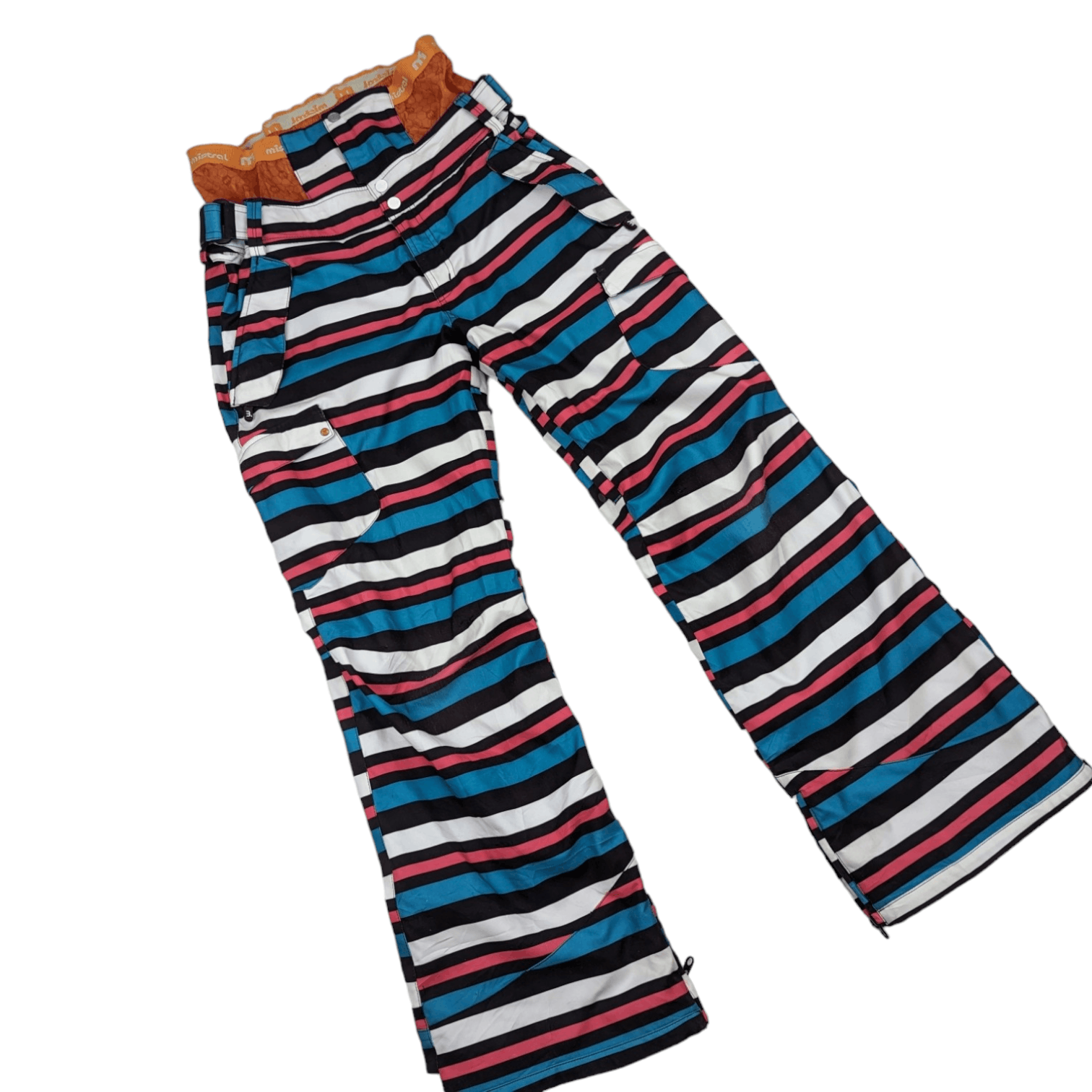 Japanese Brand Japan MISTRAL Striped Snow Ski Pant Size 30" / US 8 / IT 44 - 3 Thumbnail