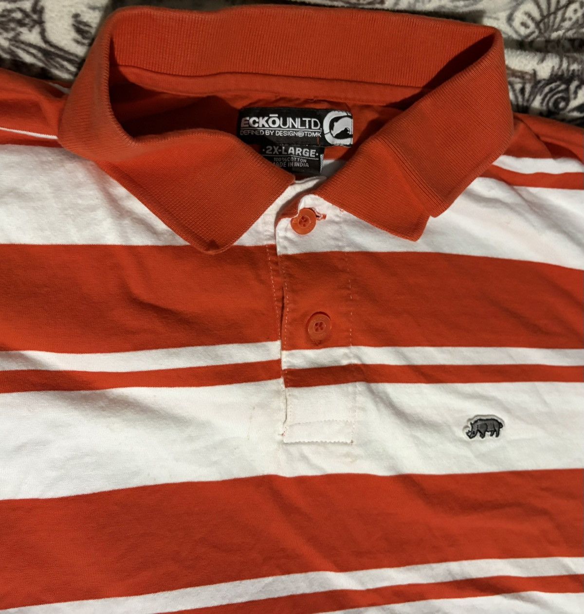 Ecko Unltd. × Marc Ecko × Vintage Ecko Untld Polo Size US XXL / EU 58 / 5 - 3 Thumbnail