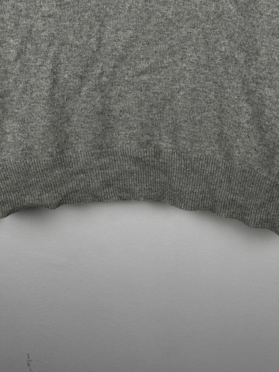 Polo Ralph Lauren Grey Polo Ralph Lauren Quarter Zip Wool Sweater Size US L / EU 52-54 / 3 - 7 Thumbnail