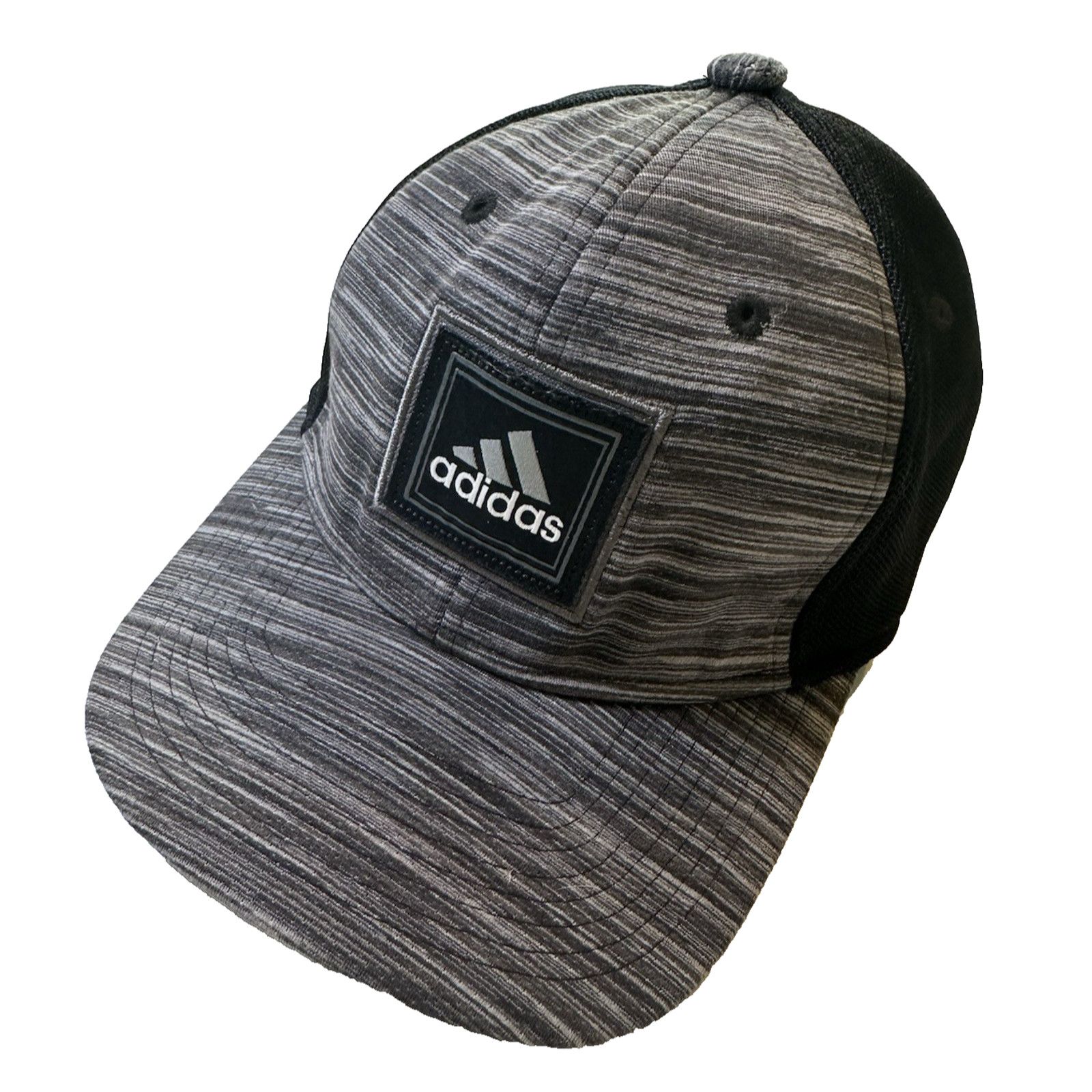 Adidas Adidas Mens Veteran Stretch Cap/Hat Gray A-Flex S/M Sports Size ONE SIZE - 1 Thumbnail