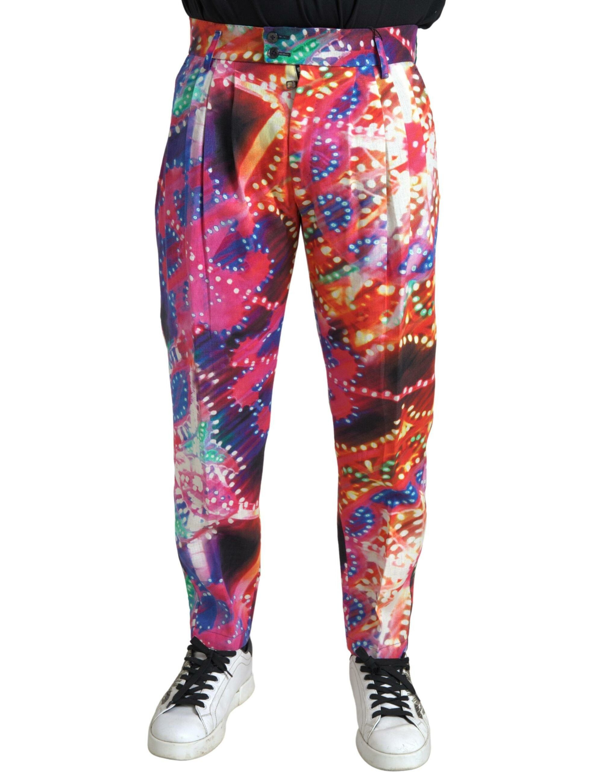 Dolce & Gabbana o1y0125 Jogger & Casualpant in Multicolor Size US 32 / EU 48 - 1 Thumbnail