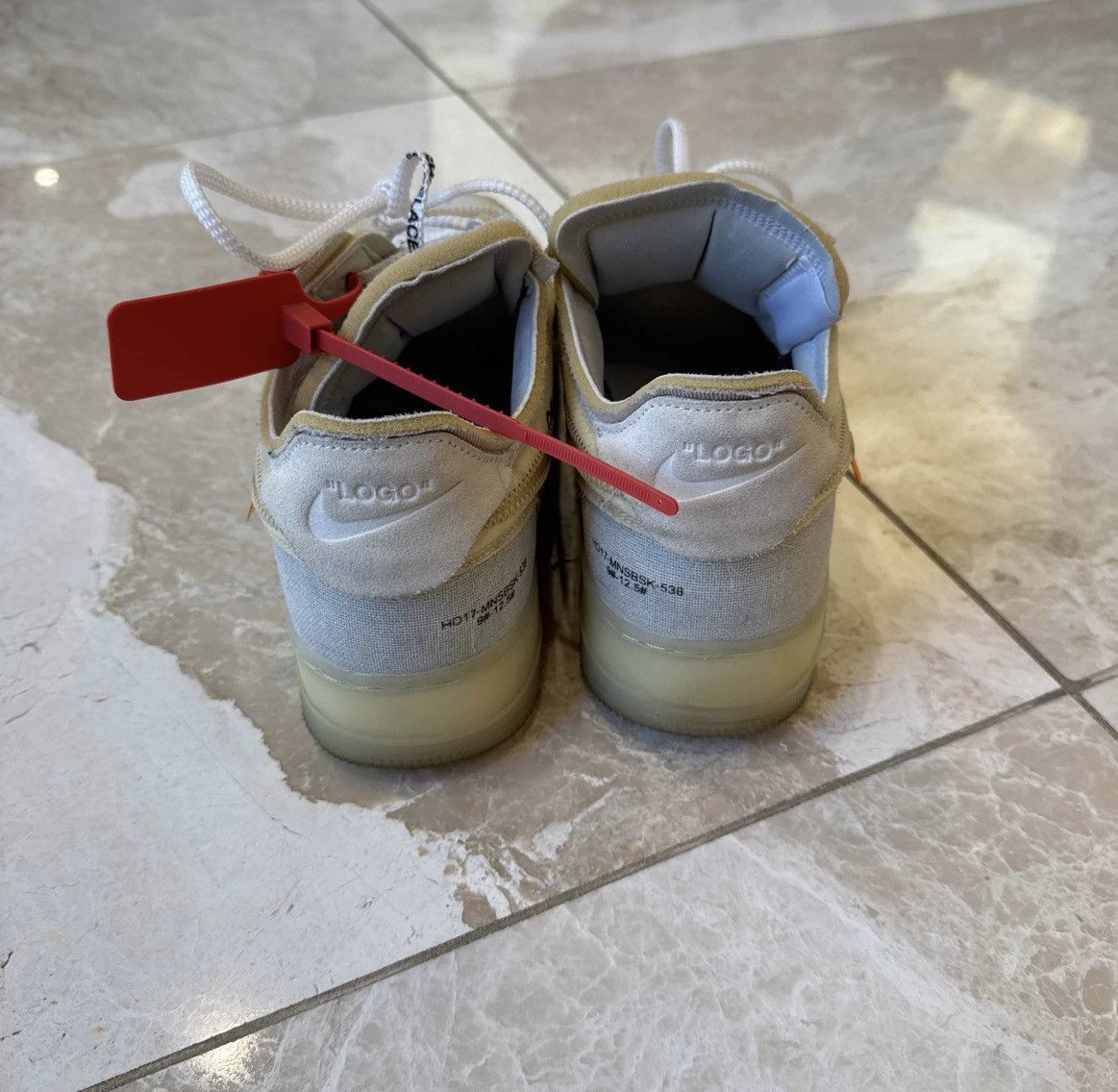Nike × Off-White Off White x Nike Air Force 1 Low 'The Ten' Size US 12 / EU 45 - 4 Thumbnail