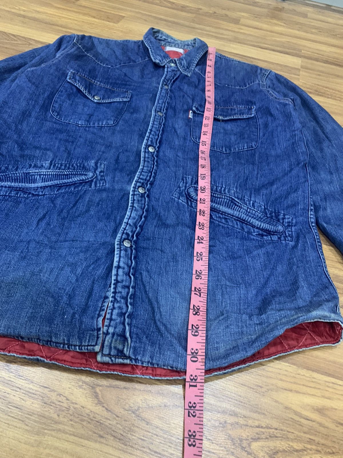 Blue Blue Japan × HRMTG × Vintage VINTAGE BLUE-BLUE INSULATED DENIM JACKET Size US L / EU 52-54 / 3 - 3 Thumbnail