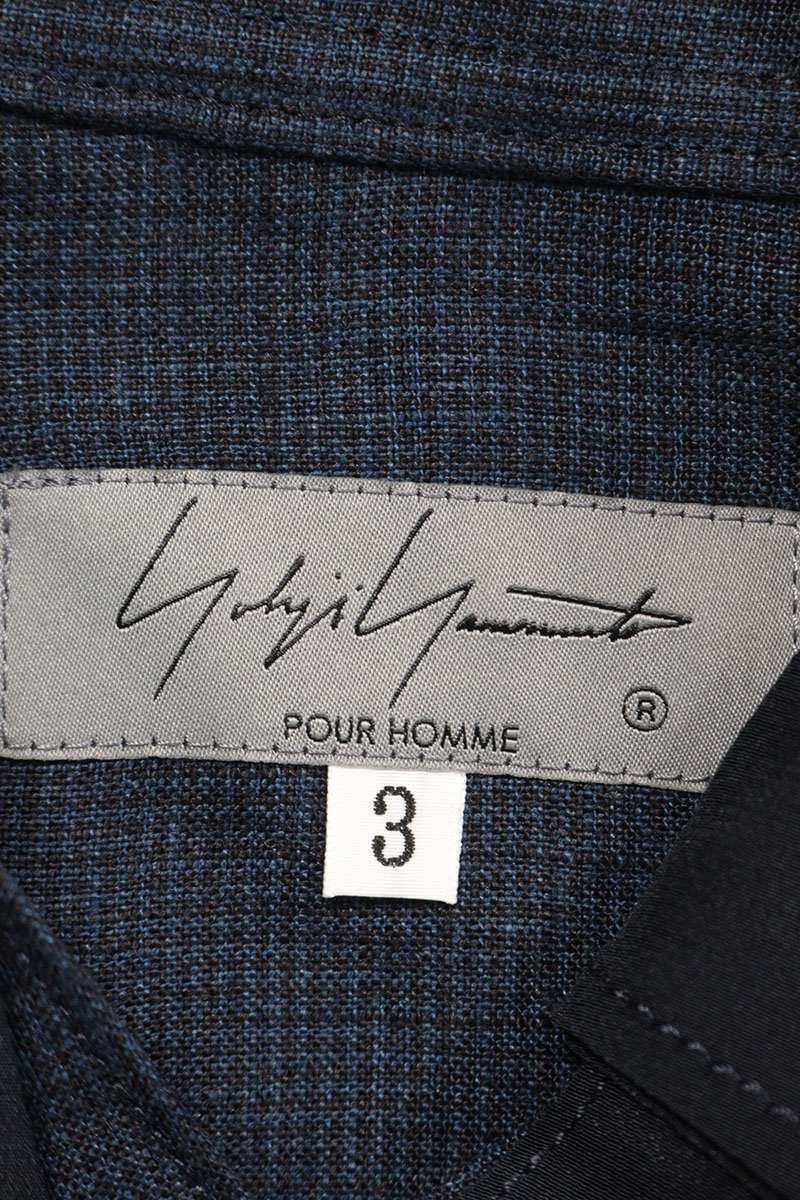 Yohji Yamamoto YOHJI YAMAMOTO POUR HOMME Linen long sleeve shirt Size US L / EU 52-54 / 3 - 3 Thumbnail