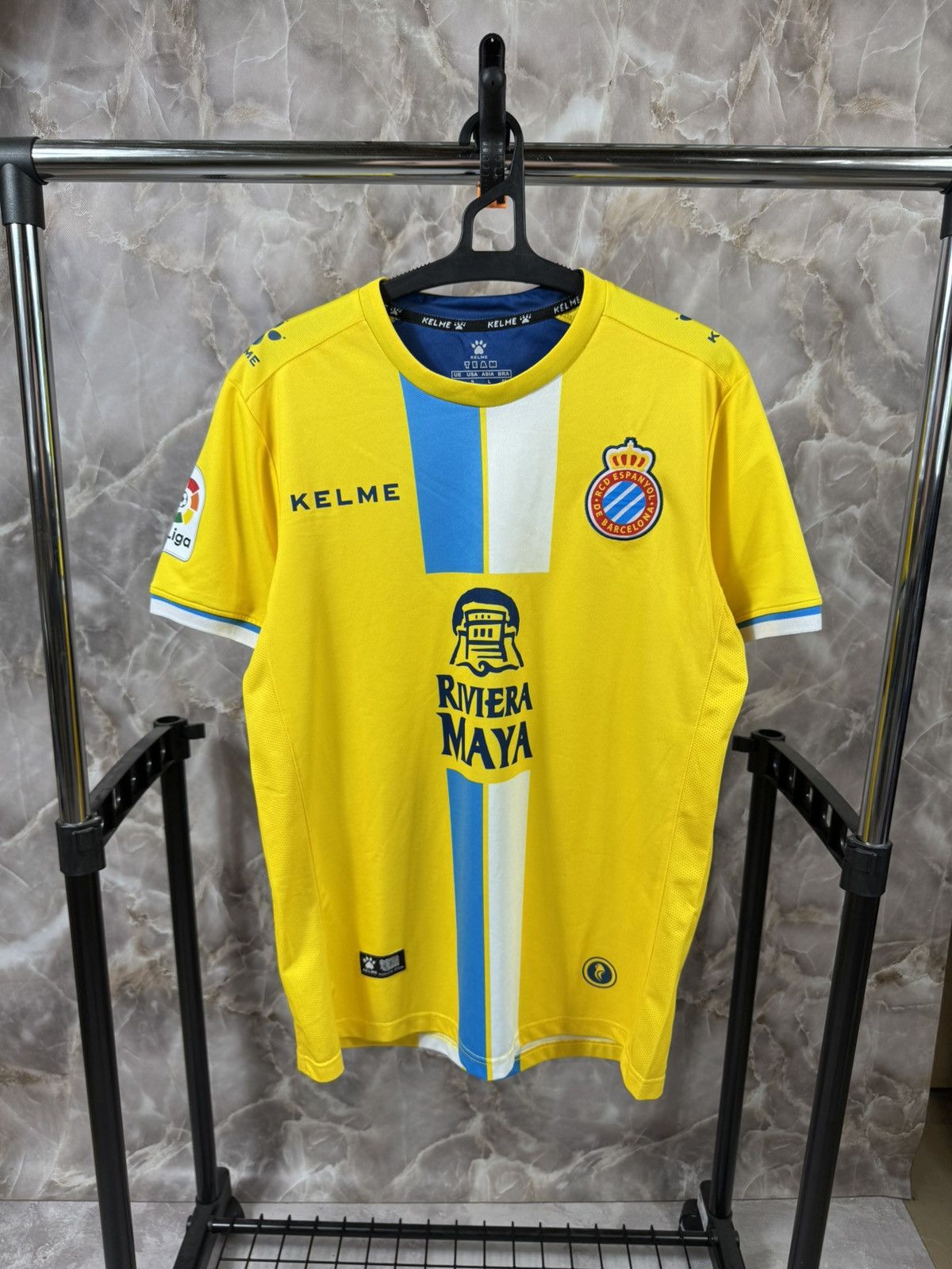 Other RCD ESPANYOL BARCELONA 2018 2019 Football Soccer Jersey Size US M / EU 48-50 / 2 - 1 Thumbnail