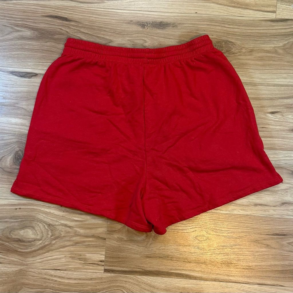 WISDOM NBA Women’s Miami Heat Shorts Red Size L Size 36" / US 14 / IT 50 - 2 Thumbnail