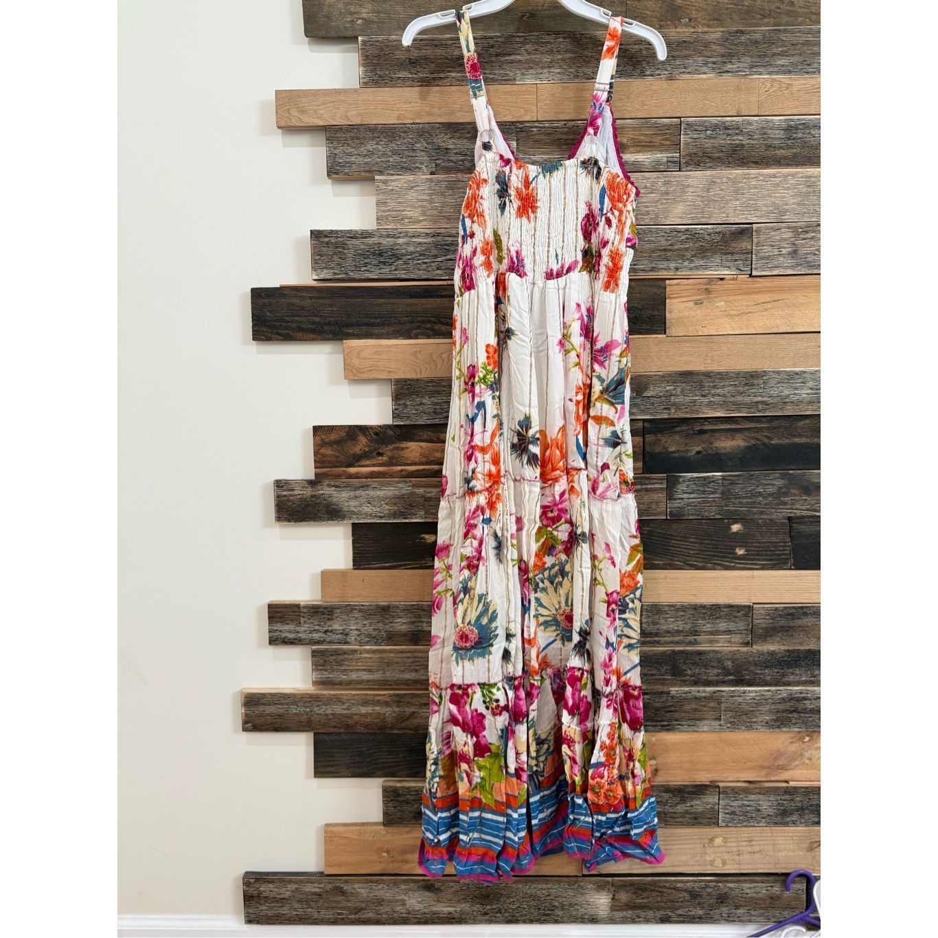 Other Dress NWT boutique cotton smoked back elastic waist sz L Size M / US 6-8 / IT 42-44 - 3 Thumbnail
