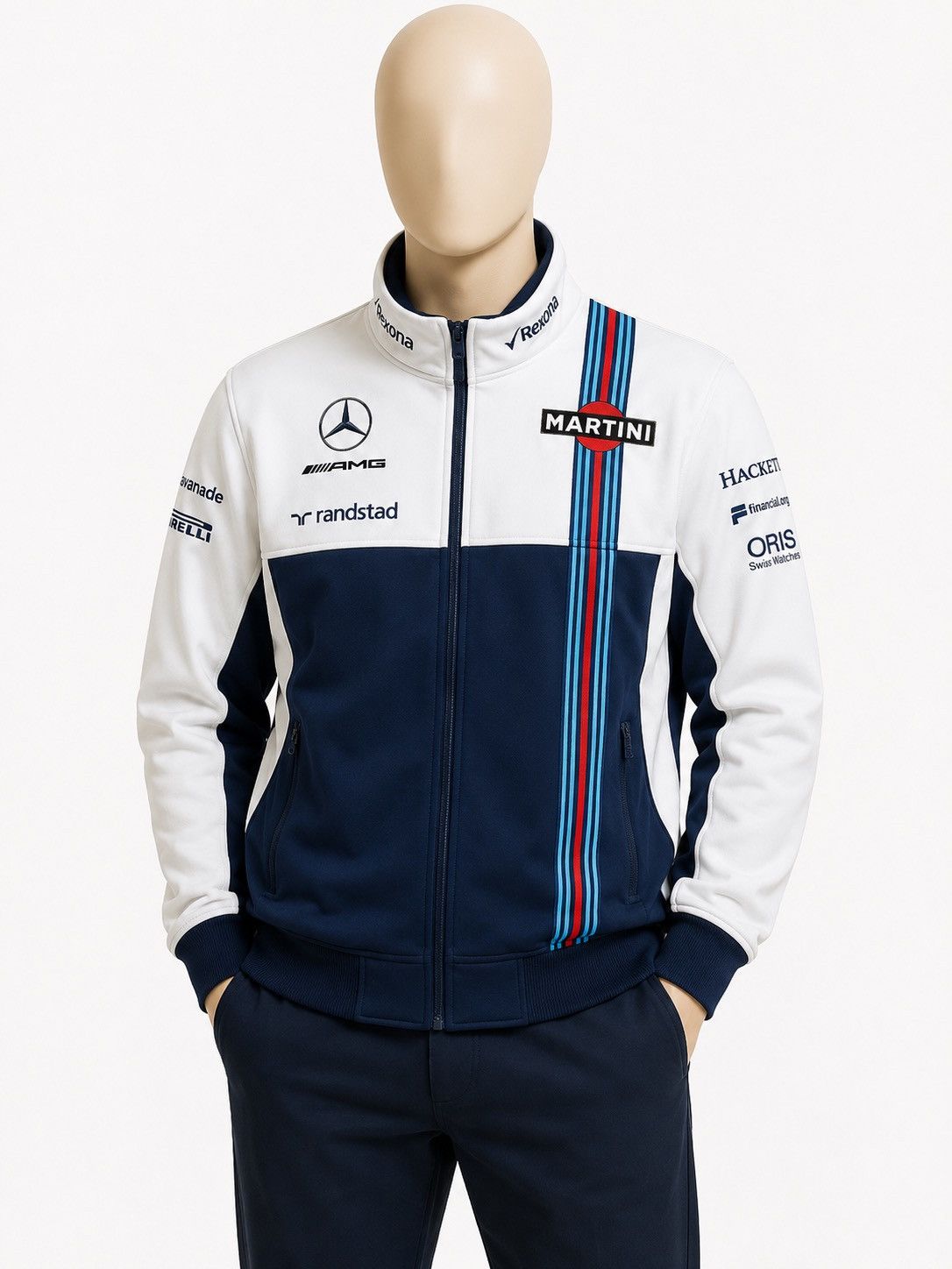 Hackett Hackett London Full Zip Racing Mercedes AMG Soft Shel Jacket Size US L / EU 52-54 / 3 - 1 Thumbnail