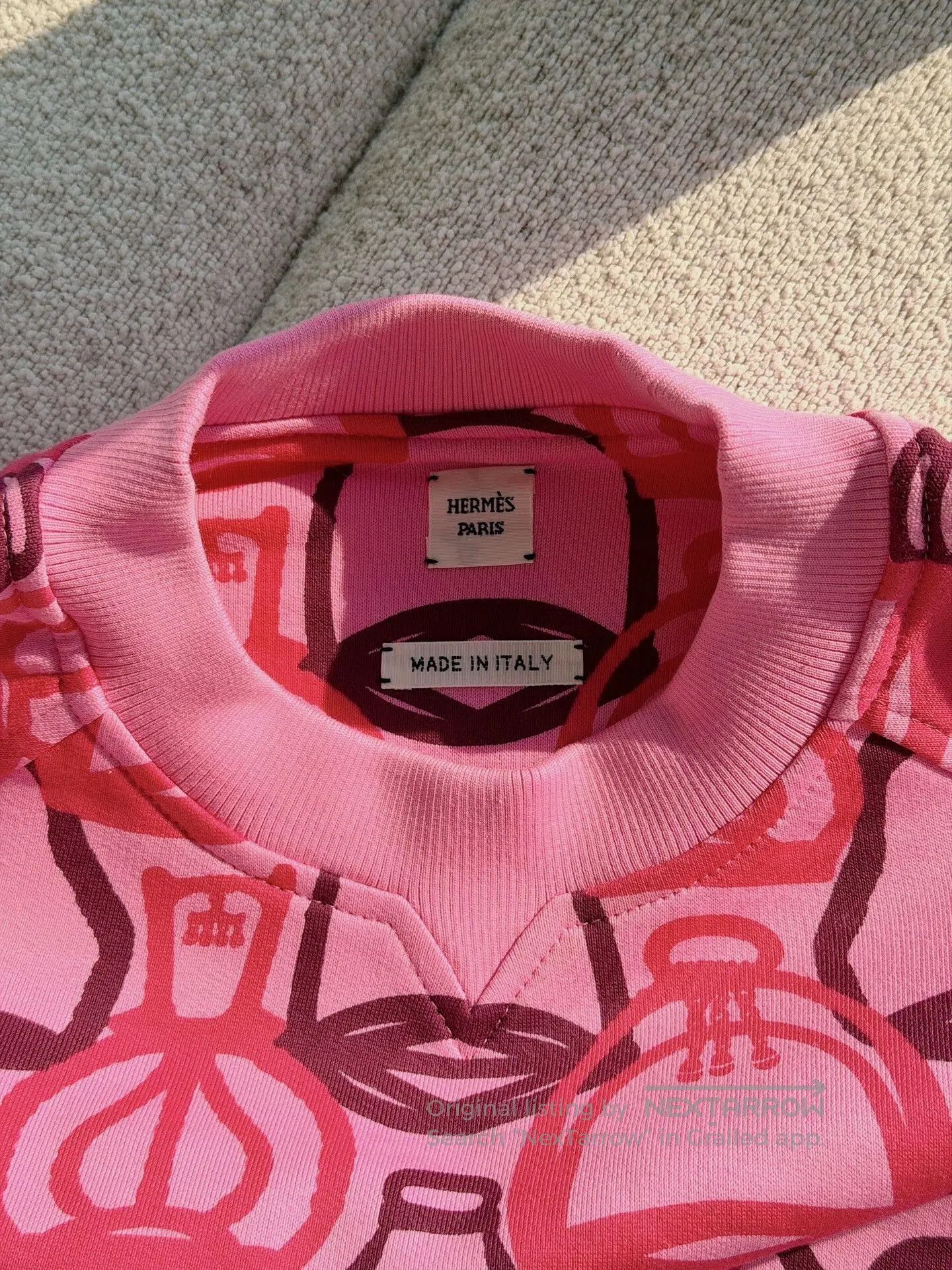 Hermes Hermes Printed Crewneck Long. Size XXS / US 00 / IT 34 - 4 Thumbnail