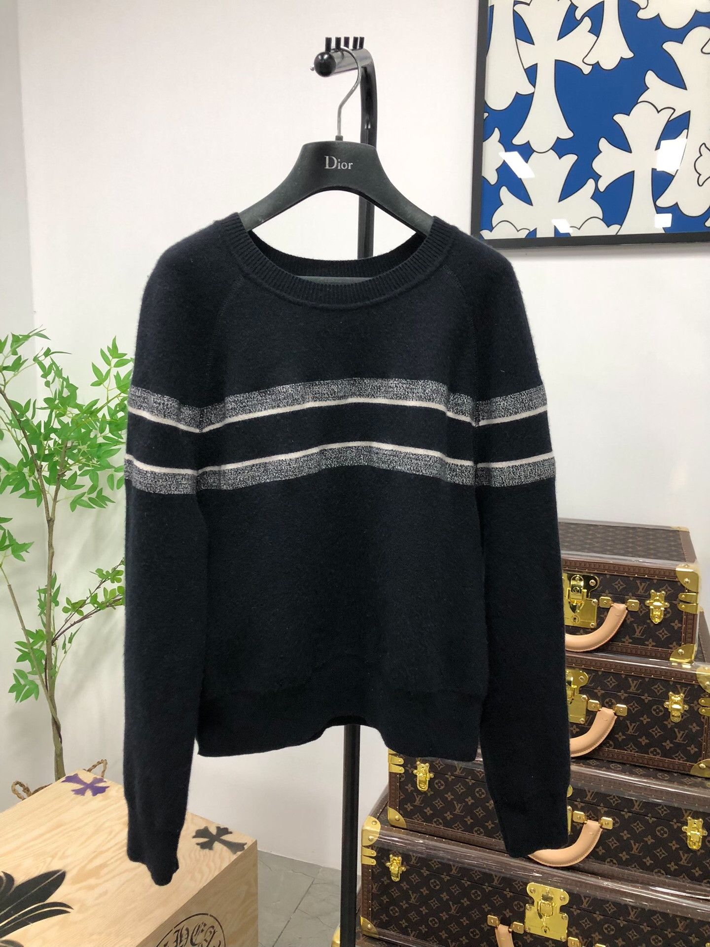 Dior Dior Reversible Oblique Cashmere Sweater FR 36 Size XS / US 0-2 / IT 36-38 - 1 Thumbnail