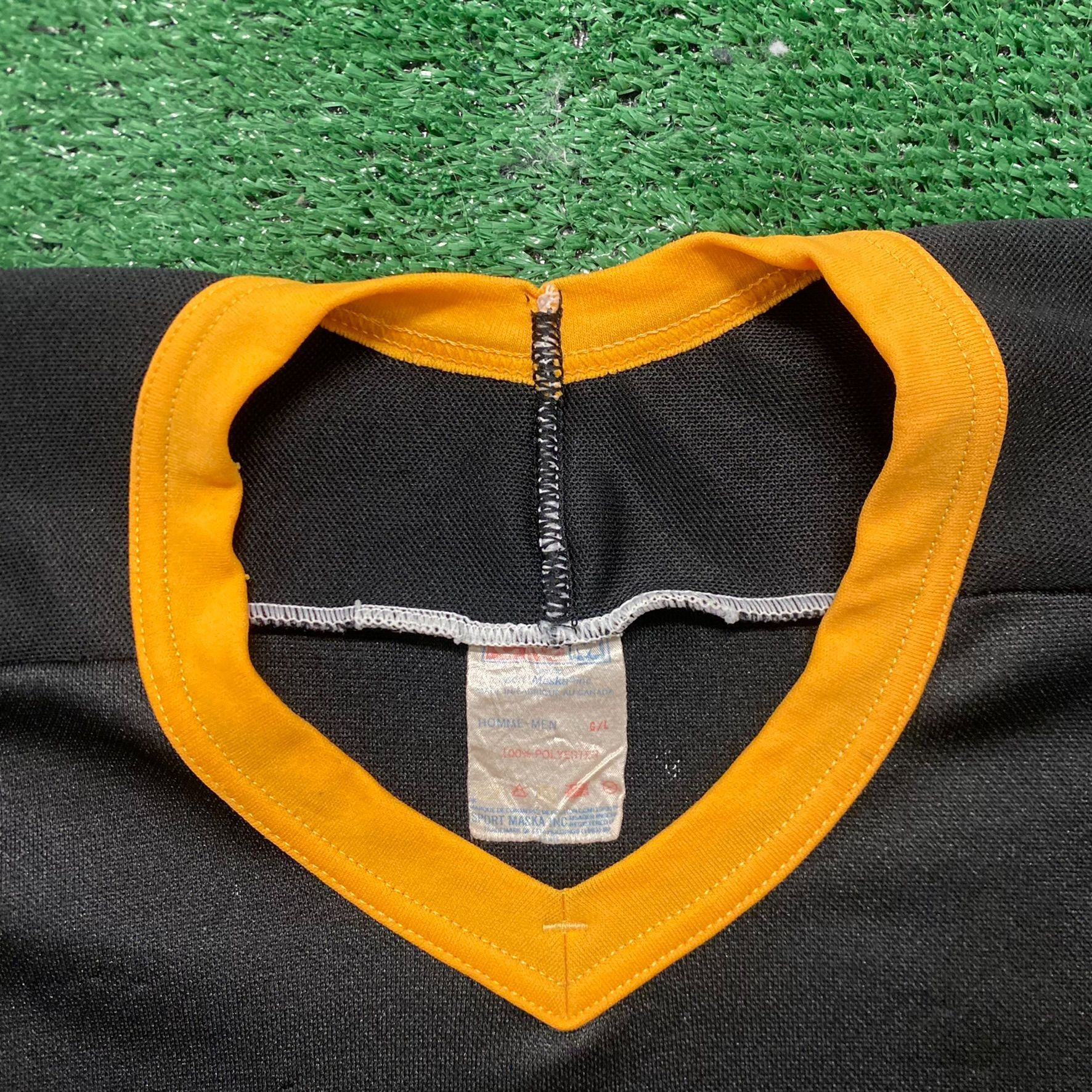 Ccm Vintage 80s Pittsburgh Penguins Jersey NHL Hockey Team Shirt Size US L / EU 52-54 / 3 - 4 Thumbnail