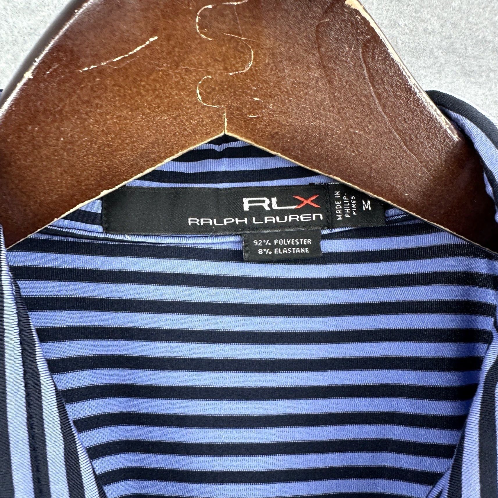 Ralph Lauren Ralph Lauren RLX Polo Golf Shirt Mens M USGA Galloway Team Blue Striped Polo Golf Shirt Mens M Blue RLX Polo Golf Size US M / EU 48-50 / 2 - 7 Thumbnail