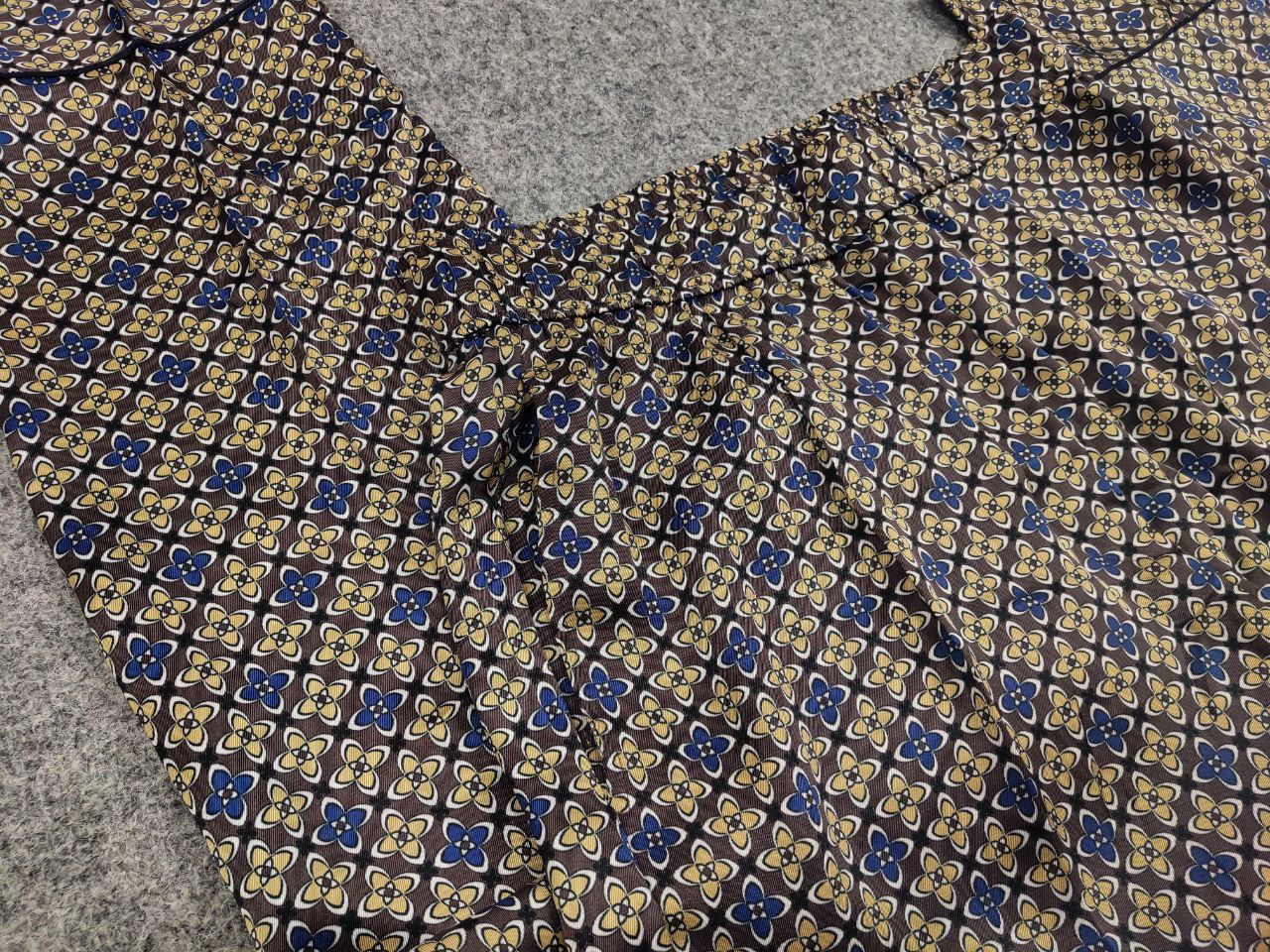 Sandro Sandro Dany Trouser Pants in Floral Print Dark Brown Tan Size 34" / US 12 / IT 48 - 12 Thumbnail