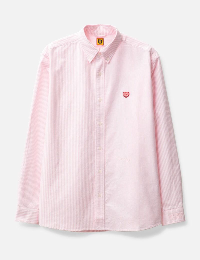 HUMAN MADE Stripe Oxford Bd Shirt Pink”