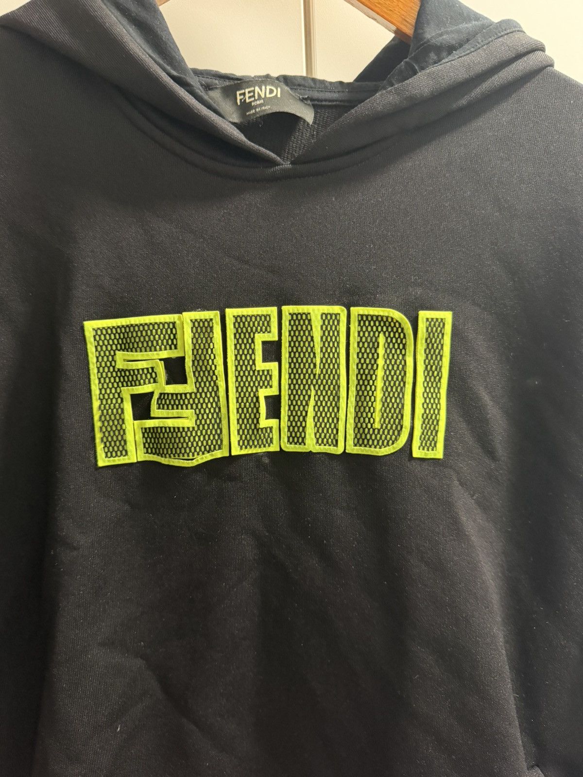 Fendi Fendi black hoodie Size US L / EU 52-54 / 3 - 3 Thumbnail