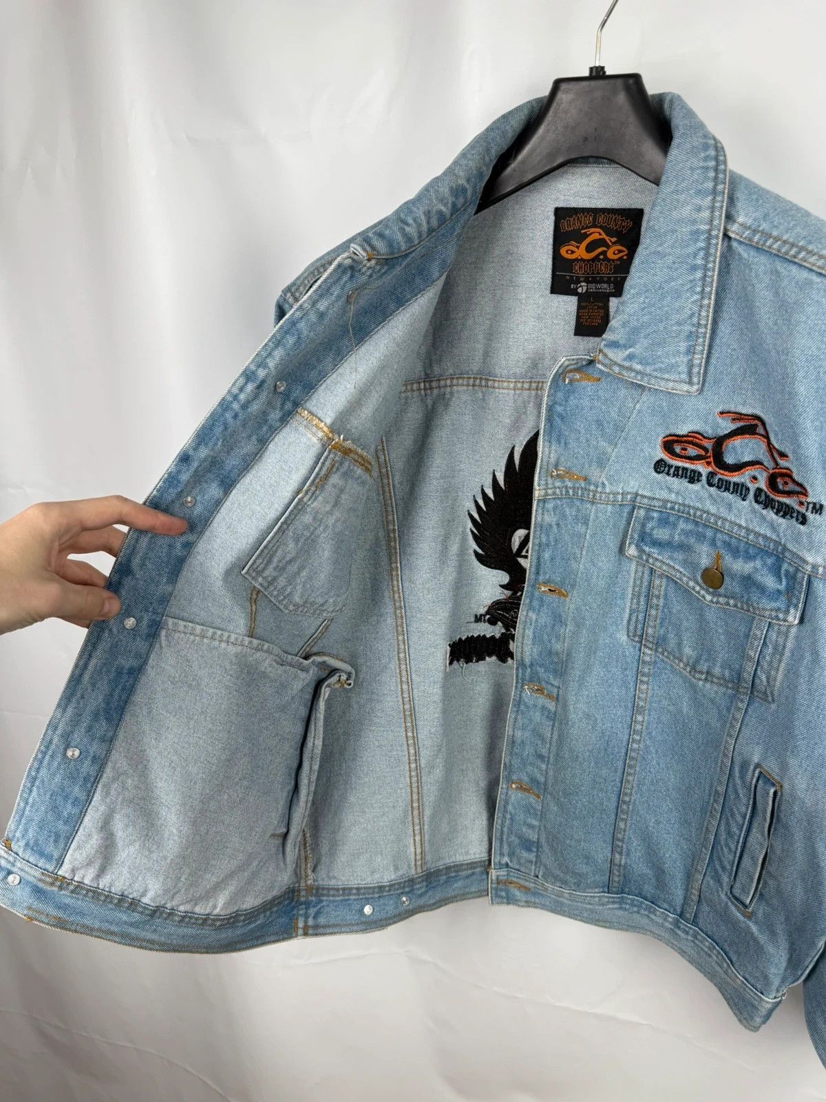 Other Orange County Choppers Denim Jacket Biker size L Size US L / EU 52-54 / 3 - 11 Thumbnail