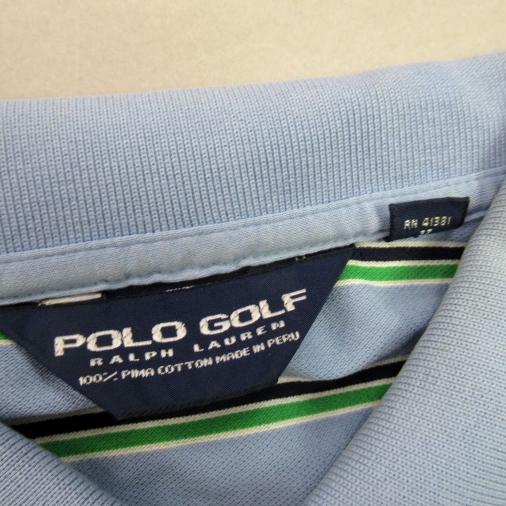 Polo Ralph Lauren Polo Ralph Lauren Shirt Mens XL Polo Short Sleeve Stripes Casual Blue Polo Golf Shirt Size US XL / EU 56 / 4 - 3 Thumbnail