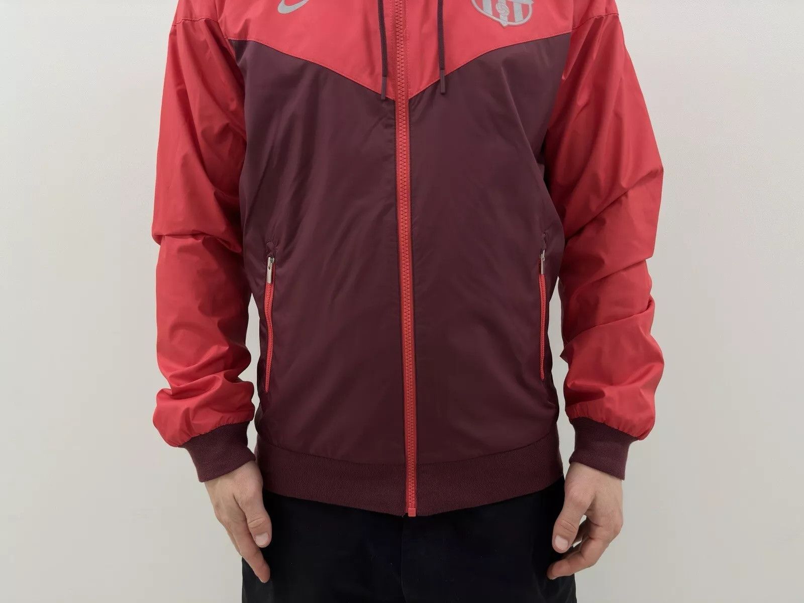 Nike Barcelona Training Hoodie Jacket Winbraker Soccer Mens Size US S / EU 44-46 / 1 - 6 Thumbnail