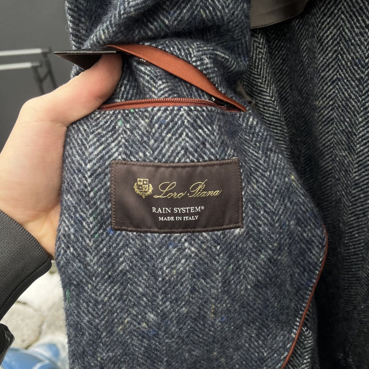 Loro Piana Loro Piana Rain System Herringbone Cashmere Wool overcoat Size US M / EU 48-50 / 2 - 8 Thumbnail