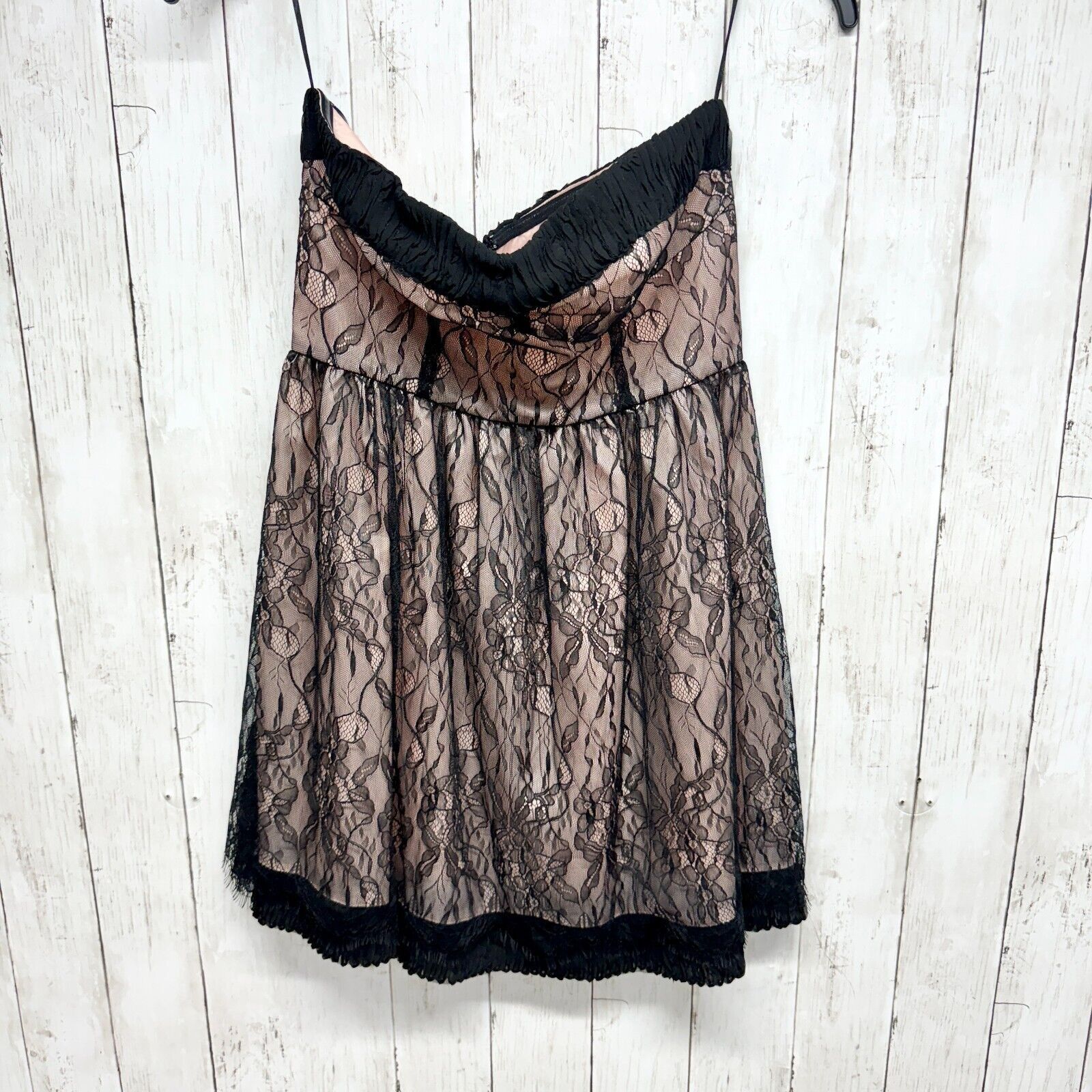 Other Tinslepearl Dress Size 4 Strapless Laced Black Trimmed Mini Size S / US 4 / IT 40 - 1 Thumbnail