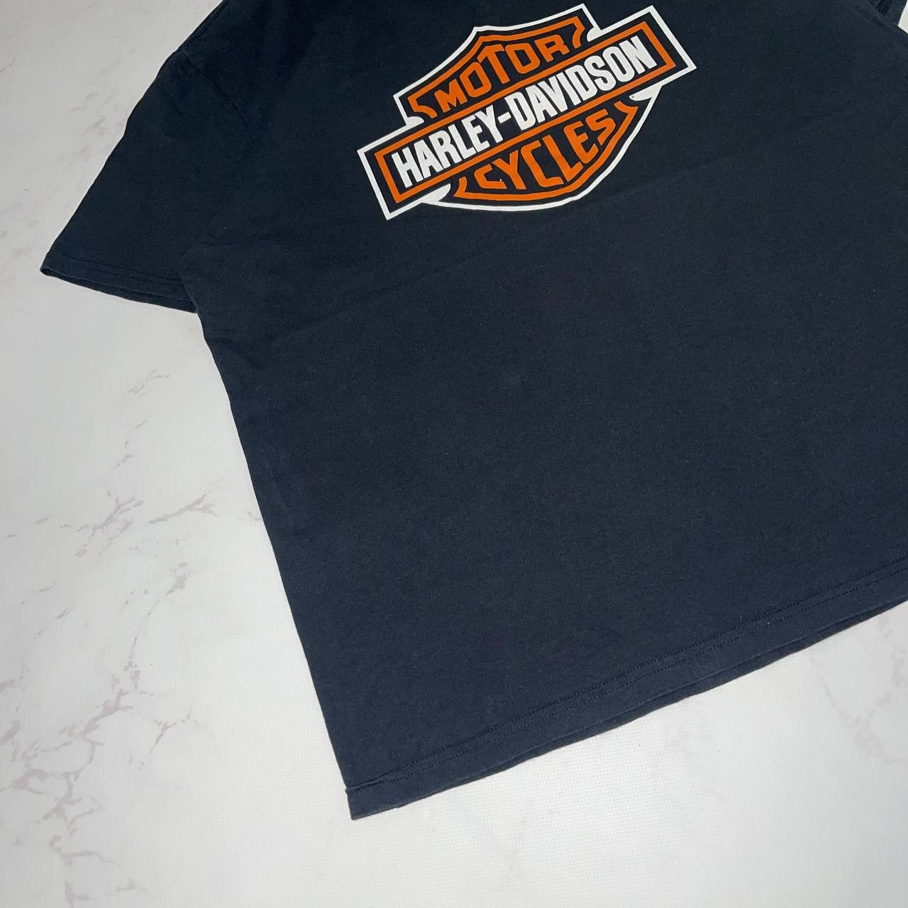 Harley Davidson Vintage Y2K Harley Davidson motorcycle t-shirt Size L Black Size US L / EU 52-54 / 3 - 7 Thumbnail
