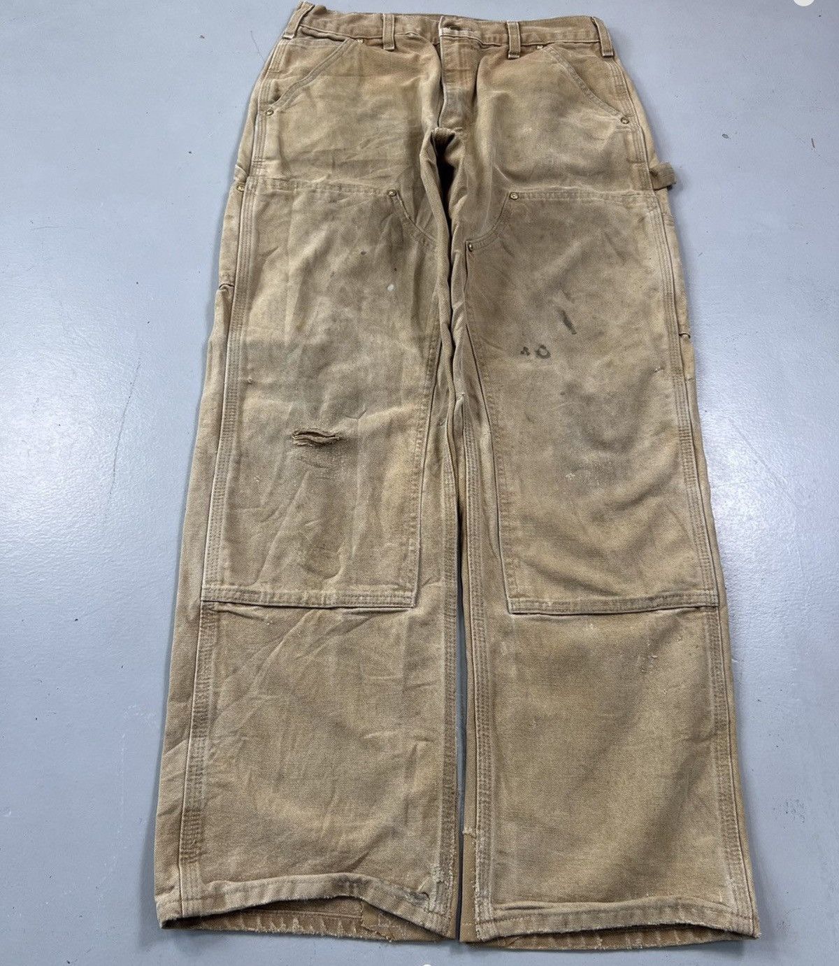 Carhartt Vintage carhartt double knee workwear Size US 31 - 1 Thumbnail