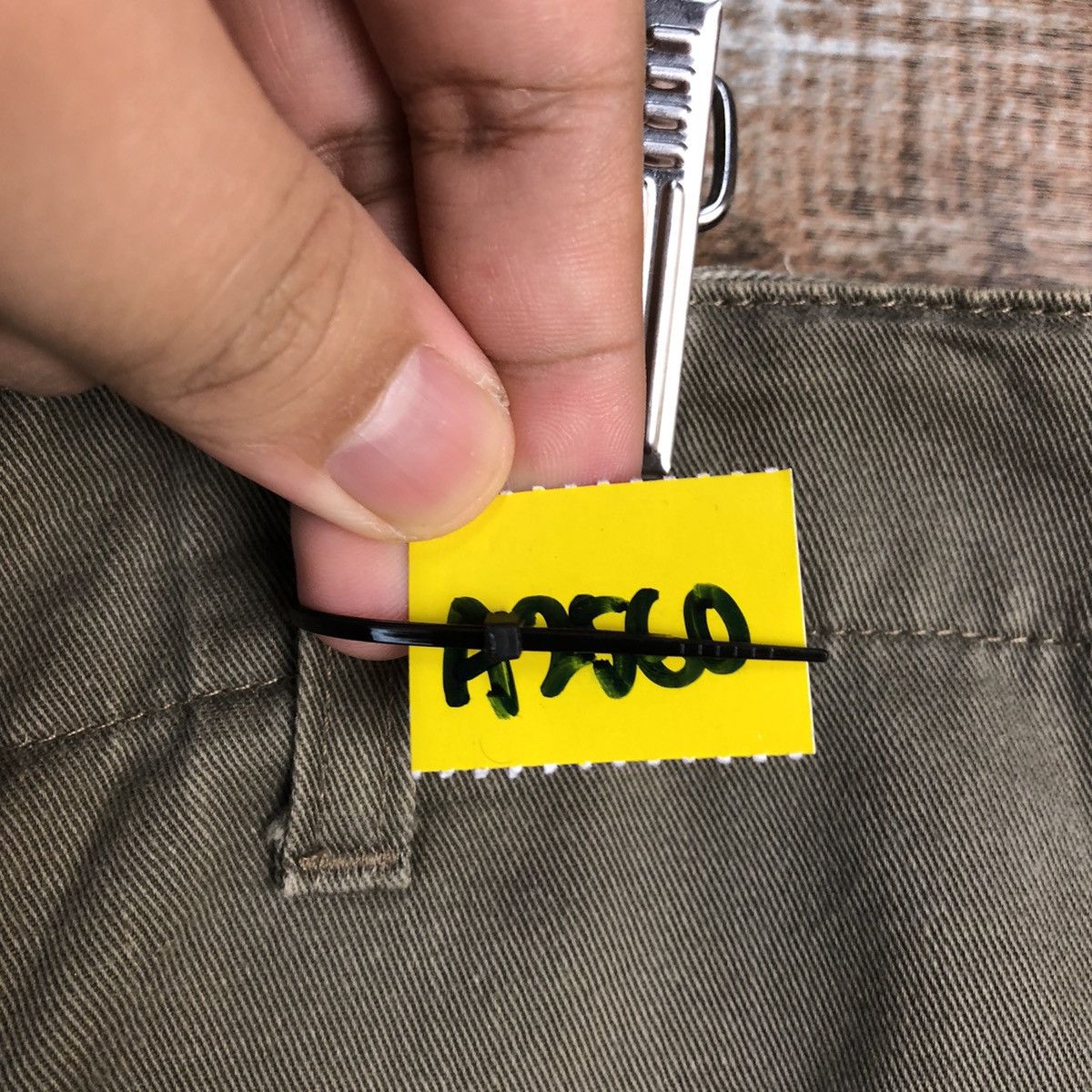 Post Overalls D Post Oalls Green Cargo Multipocket Pants #A2560 Size US 34 / EU 50 - 13 Thumbnail