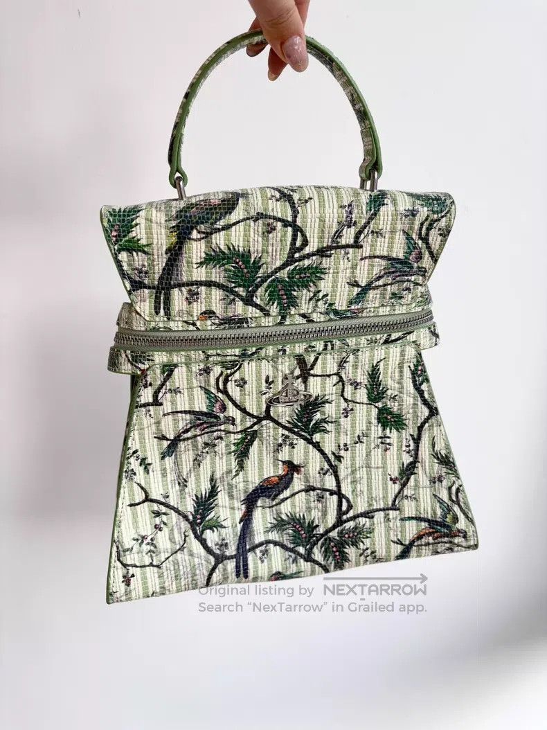 Vivienne Westwood Vivienne Westwood size os Green Robin Striped Saturn Slim W Size ONE SIZE - 2 Thumbnail
